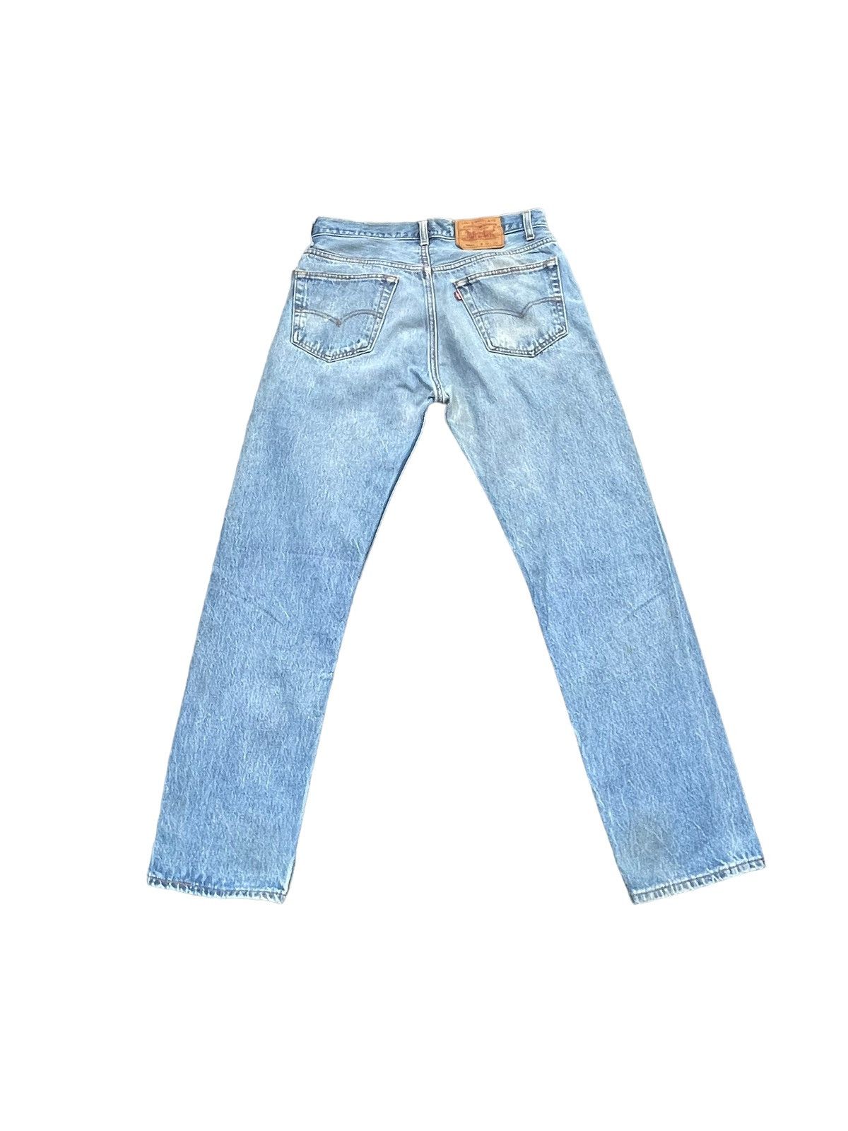 Levi's × Vintage Vintage 1993 Levis 501XX e Faded Denim Size US 31 - 9 Thumbnail