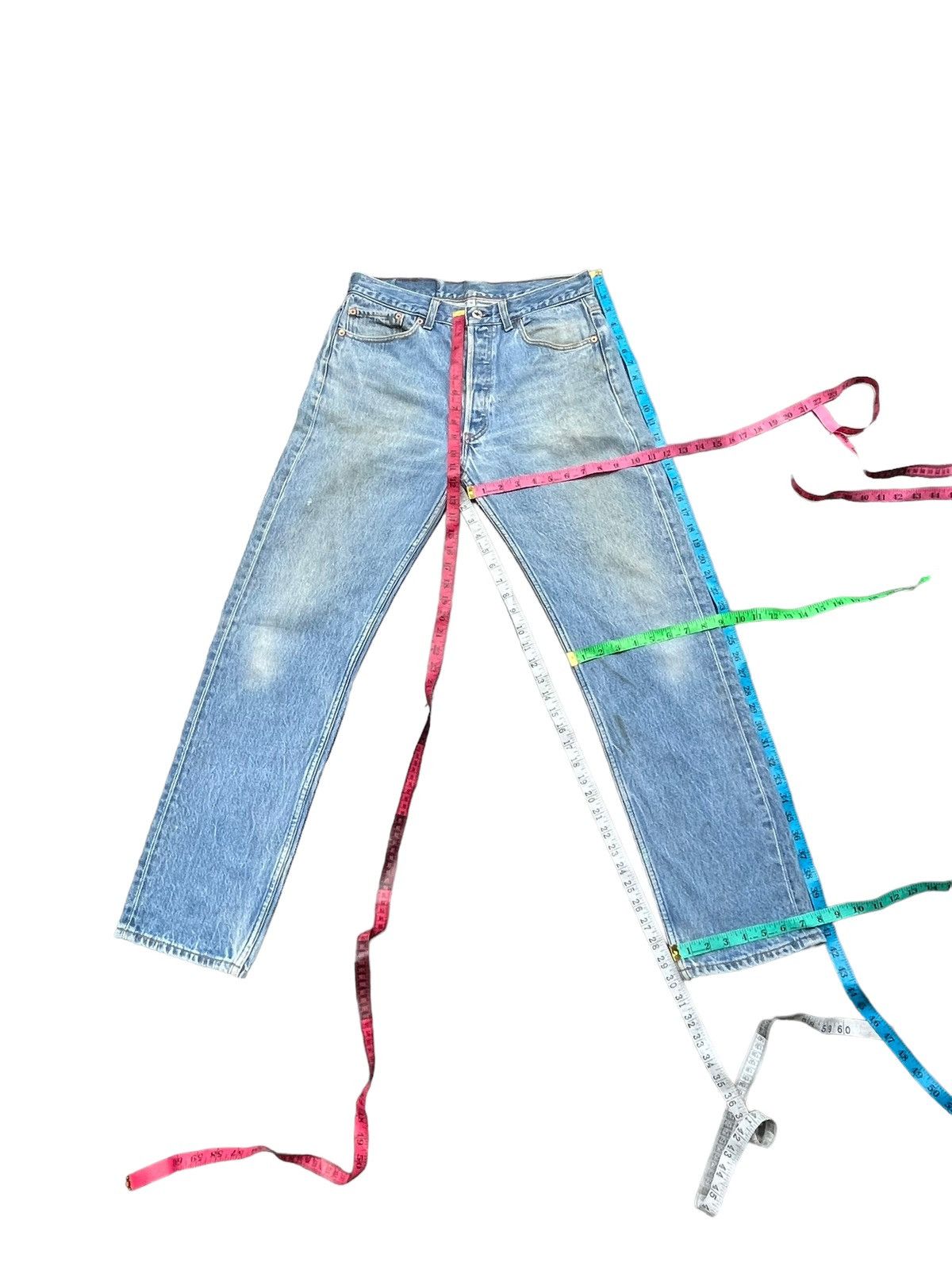Levi's × Vintage Vintage 1993 Levis 501XX e Faded Denim Size US 31 - 23 Thumbnail