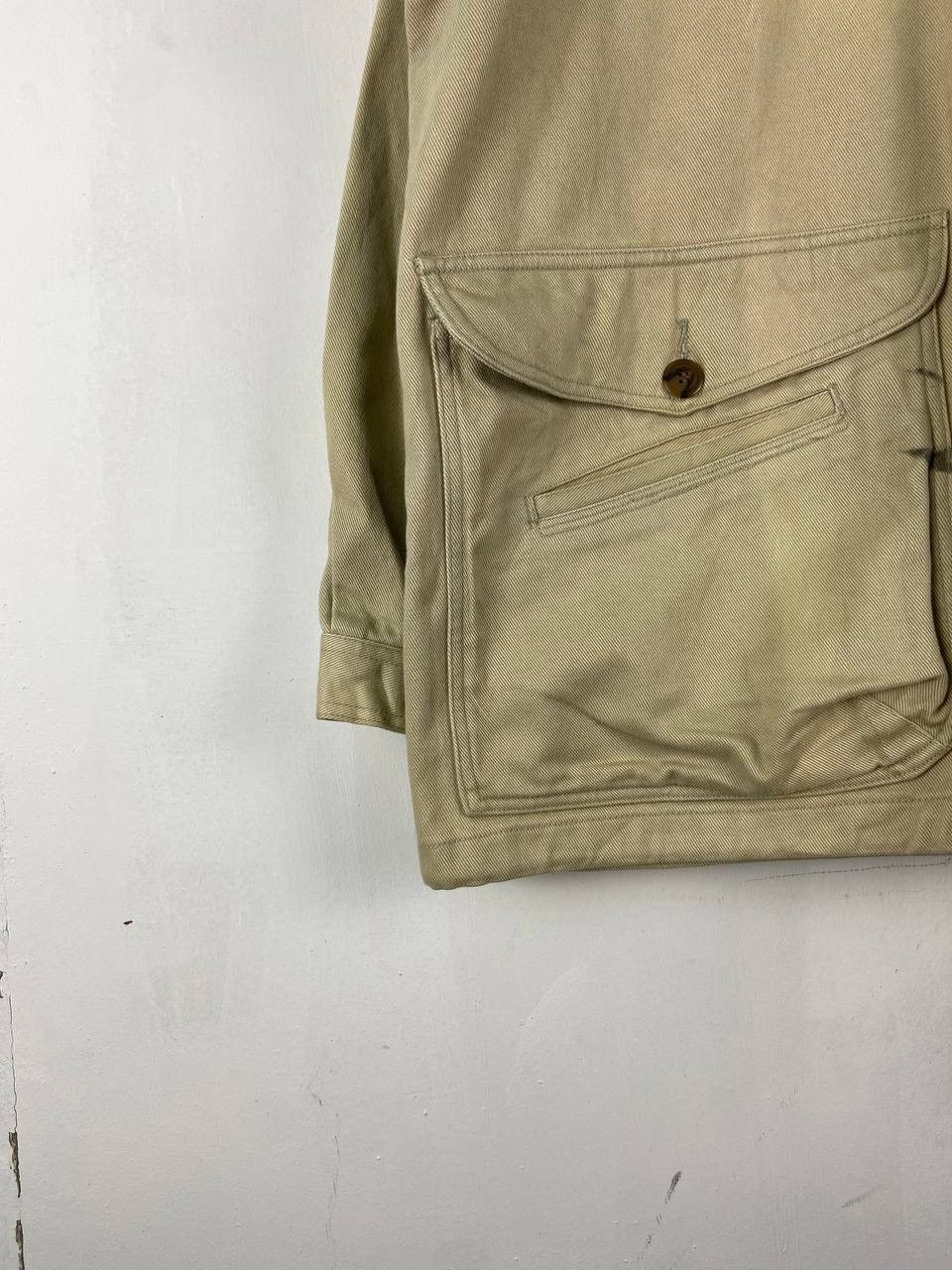 Georges Marciano × Guess × Vintage Vintage Guess Overcoat Denim Jacket Classic Fit Size US L / EU 52-54 / 3 - 4 Thumbnail