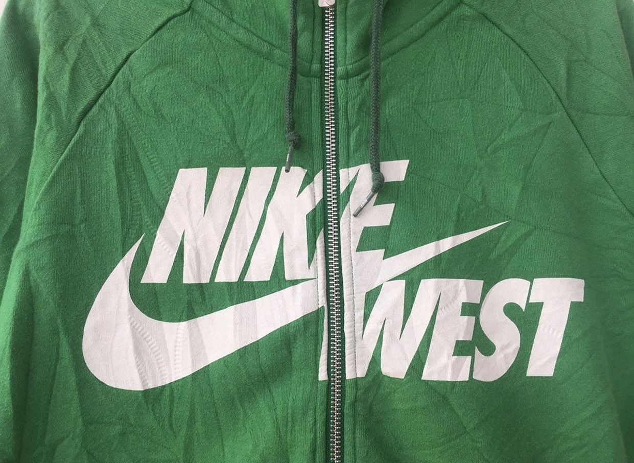 Nike Vintage Rare Nike West Swoosh Zip up Hoodie Size US M / EU 48-50 / 2 - 4 Thumbnail
