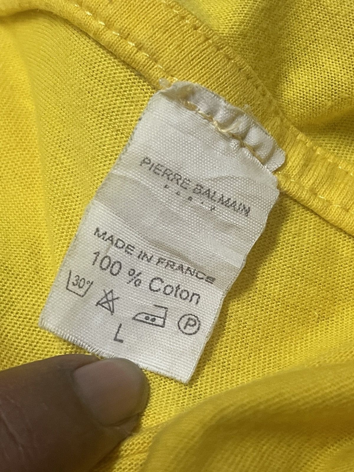 Pierre Balmain Pierre balmain paris tee Size US L / EU 52-54 / 3 - 5 Thumbnail
