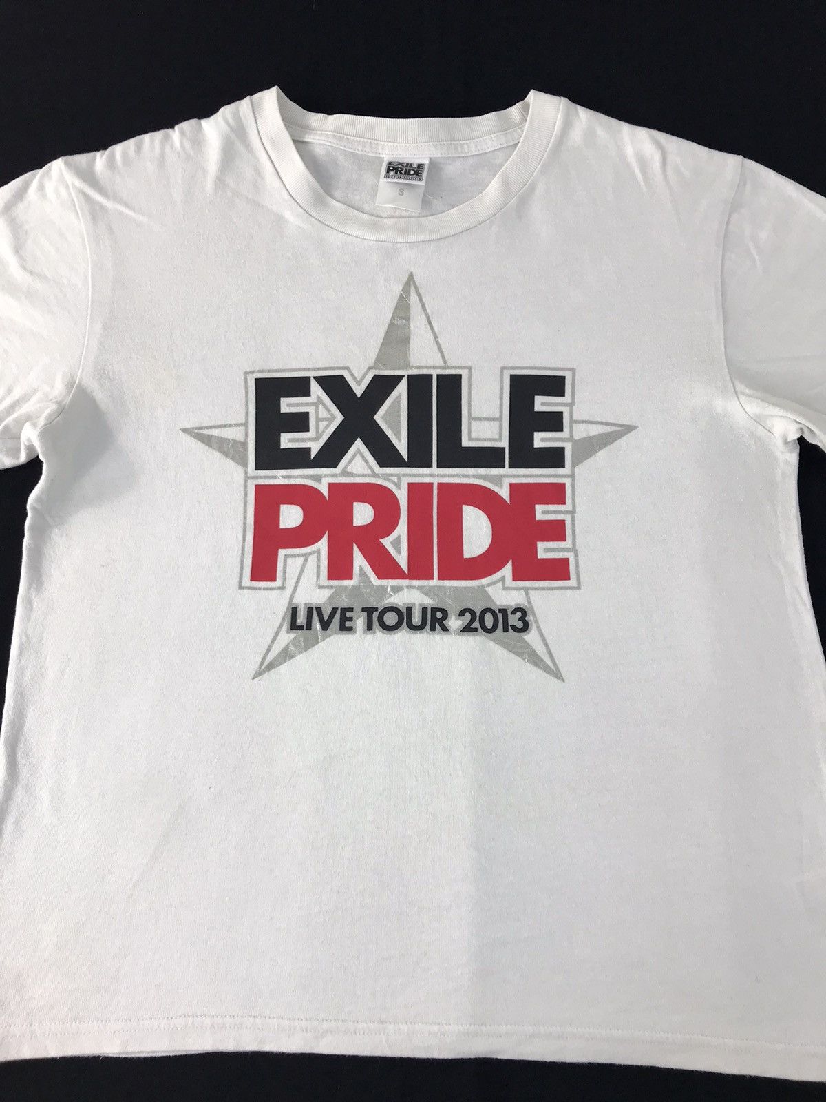 Japanese Brand × Vintage Exiles Tribe Live Tour 2013 Spell Out Logo List Band Tee Size M / US 6-8 / IT 42-44 - 3 Thumbnail