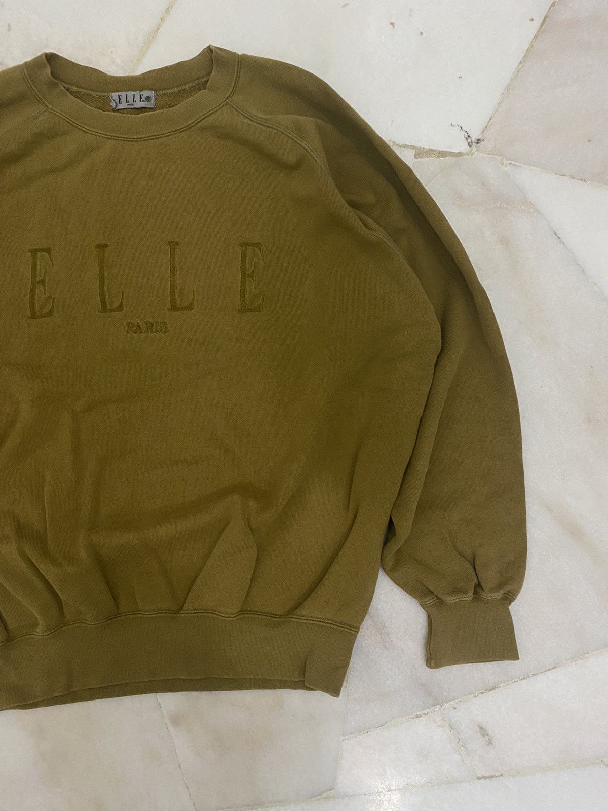 Japanese Brand Elle Paris Big Logo Vintage Sweatshirt Size US M / EU 48-50 / 2 - 4 Thumbnail