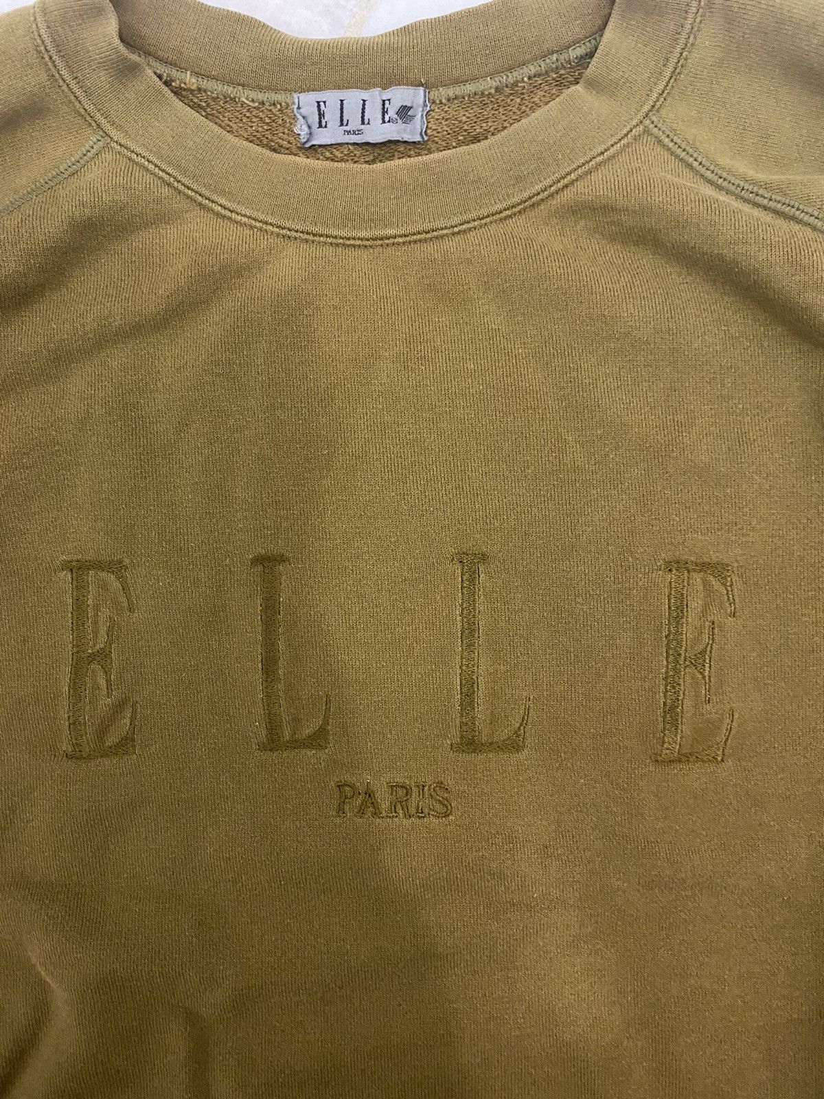 Japanese Brand Elle Paris Big Logo Vintage Sweatshirt Size US M / EU 48-50 / 2 - 7 Thumbnail