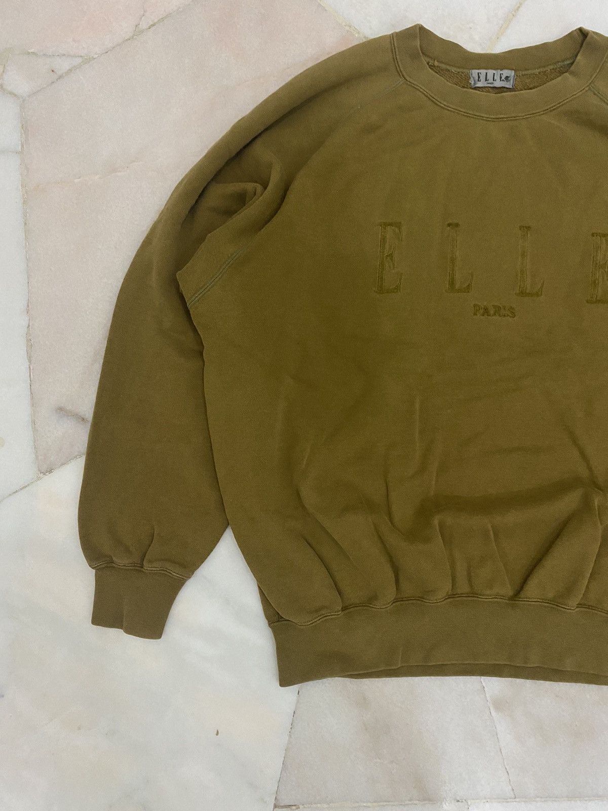 Japanese Brand Elle Paris Big Logo Vintage Sweatshirt Size US M / EU 48-50 / 2 - 3 Thumbnail