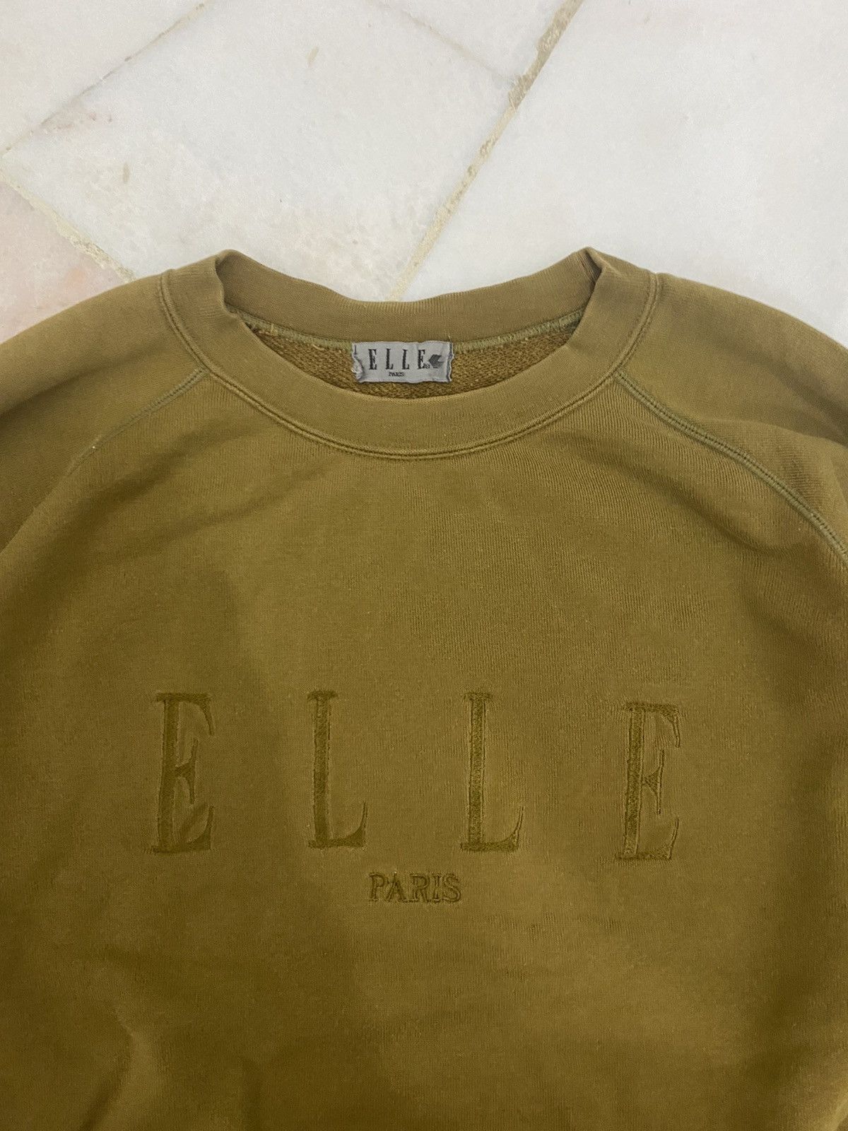 Japanese Brand Elle Paris Big Logo Vintage Sweatshirt Size US M / EU 48-50 / 2 - 5 Thumbnail