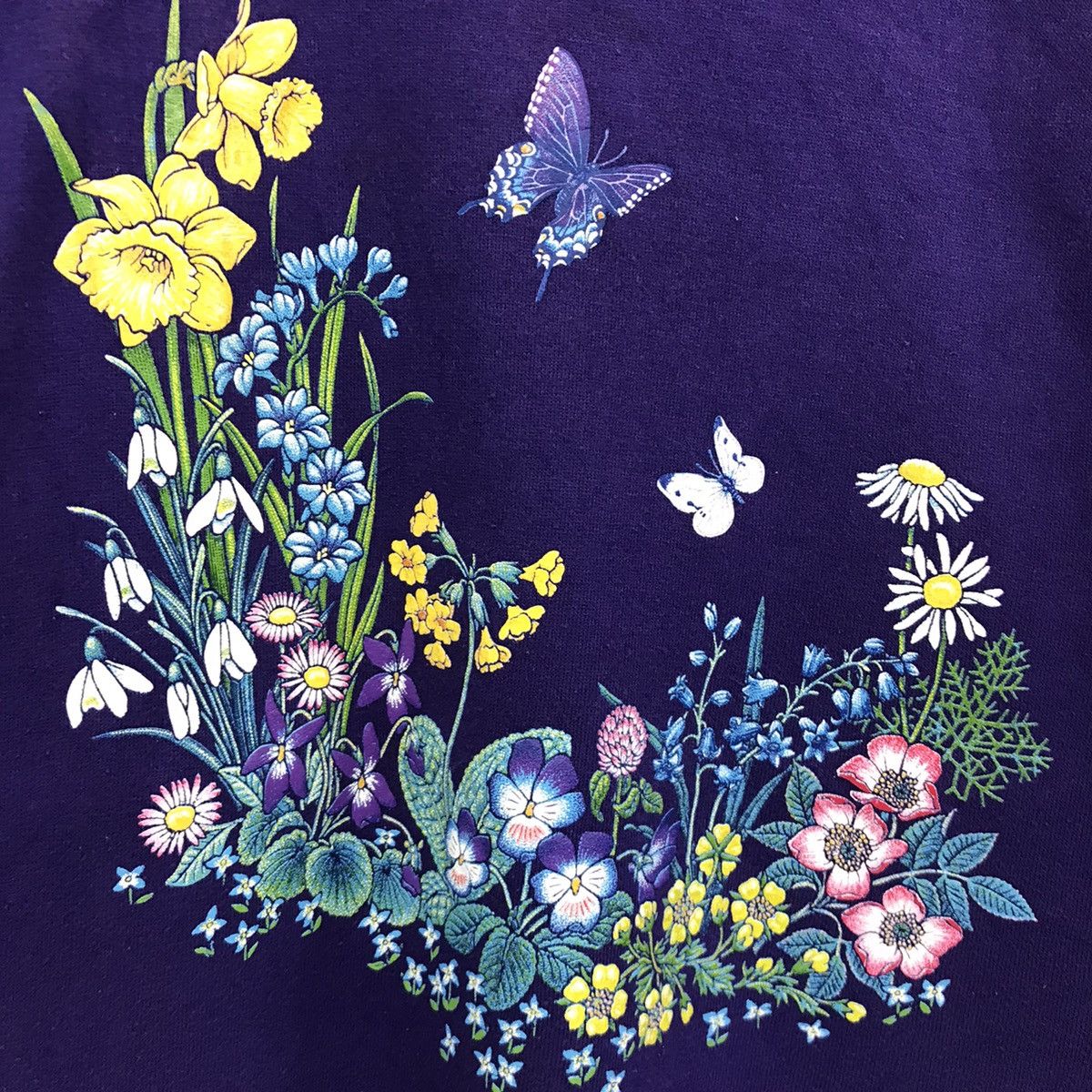 Vintage Vintage Morning Sun Polos Sweatshirt Embroidery logo Flower Size US L / EU 52-54 / 3 - 3 Thumbnail