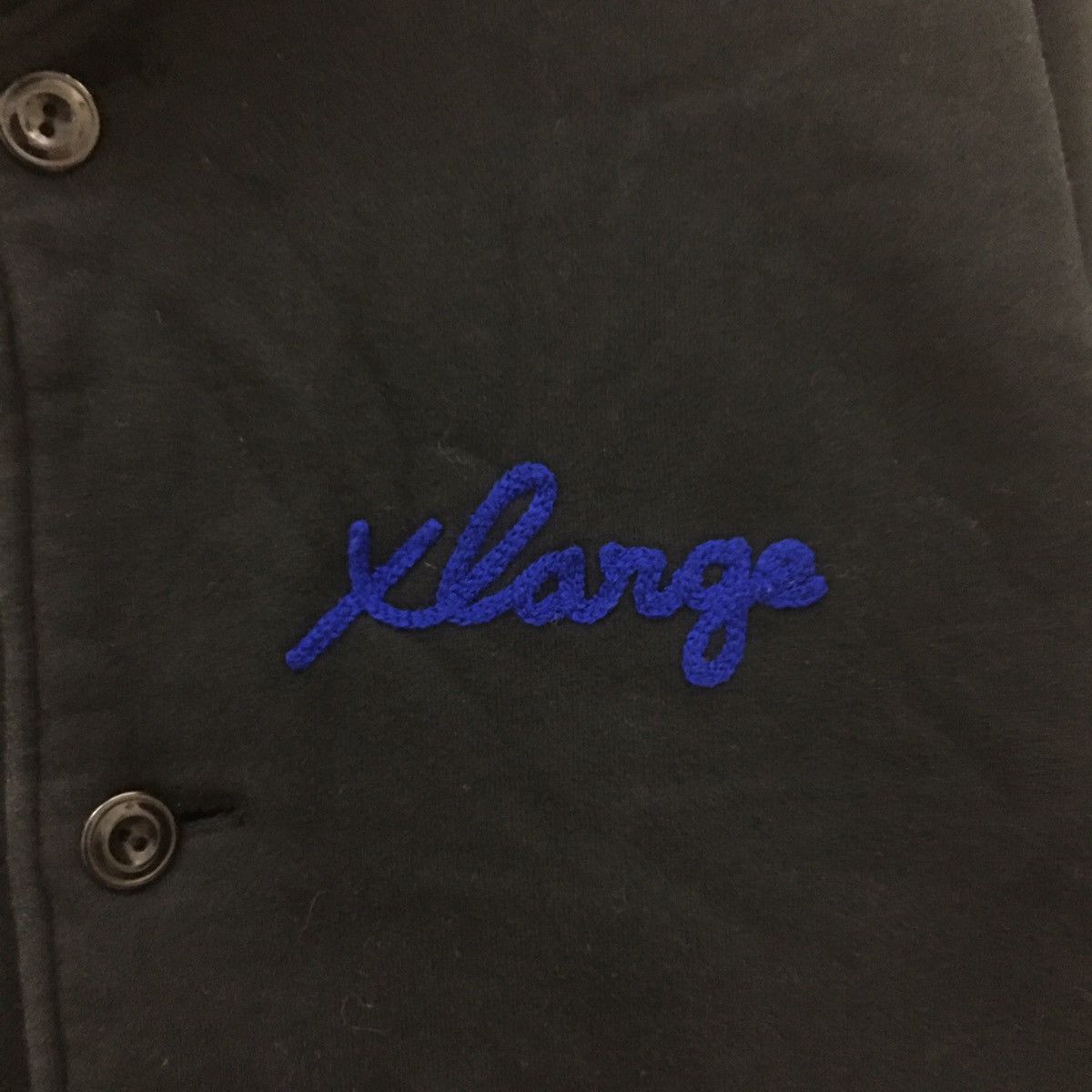 Japanese Brand × X-LARGE × Xlarge Vintage X-Large Button Up Sweatshirt Embroidery Spellout Size US M / EU 48-50 / 2 - 3 Thumbnail