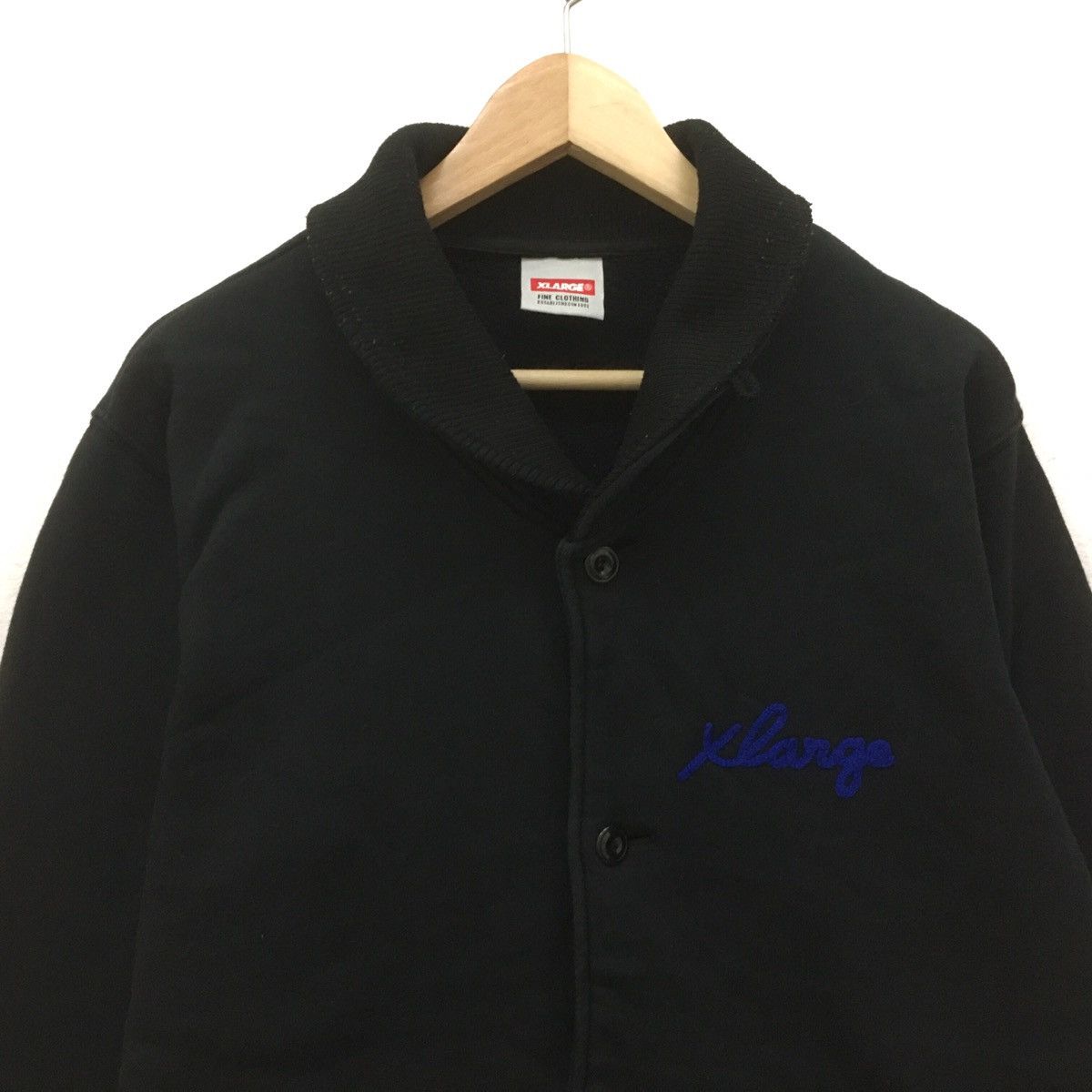 Japanese Brand × X-LARGE × Xlarge Vintage X-Large Button Up Sweatshirt Embroidery Spellout Size US M / EU 48-50 / 2 - 4 Thumbnail