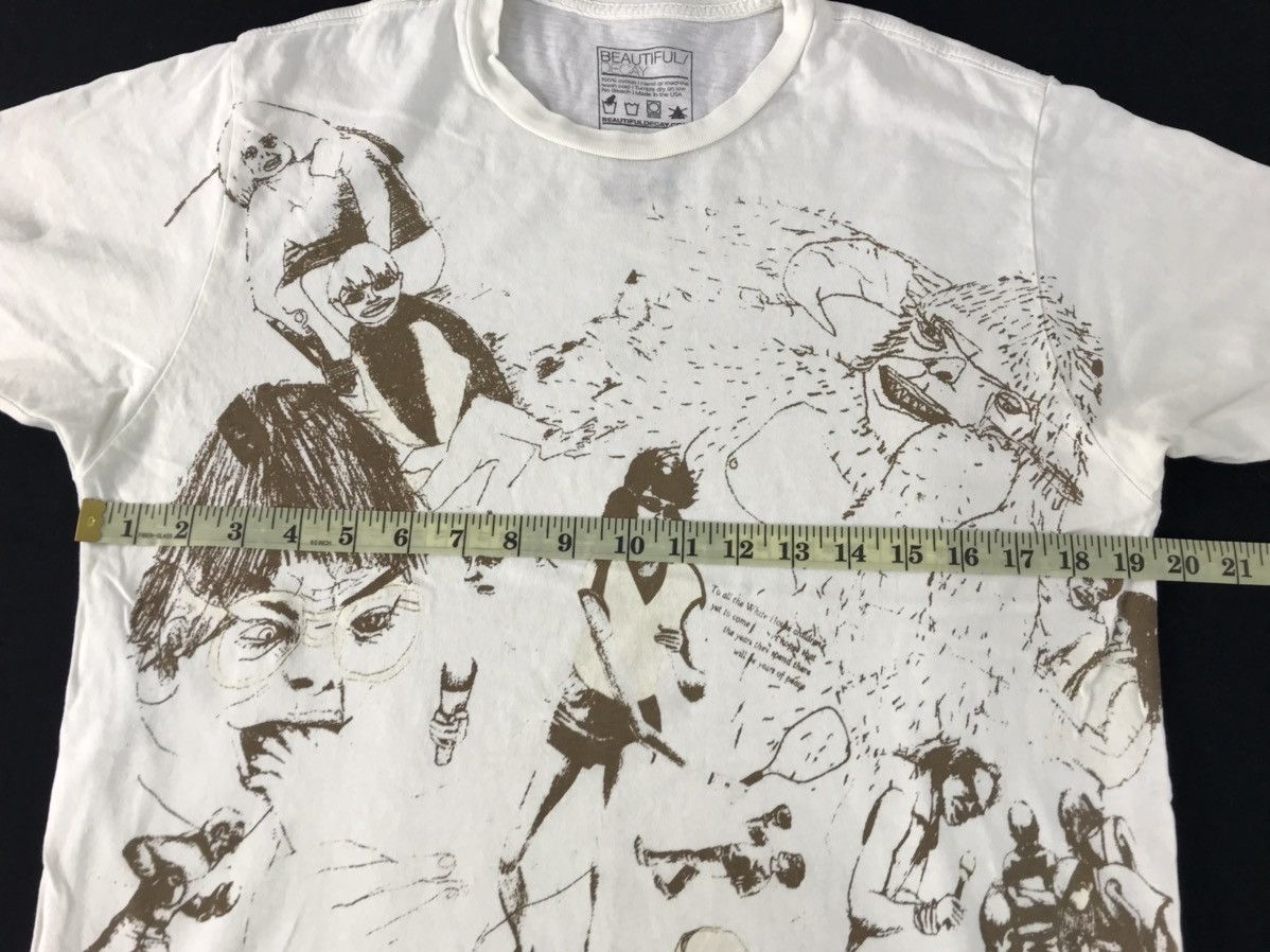 Vintage Beautiful Decay Sketch Pop Art Community Tee K2194j Size US M / EU 48-50 / 2 - 6 Thumbnail