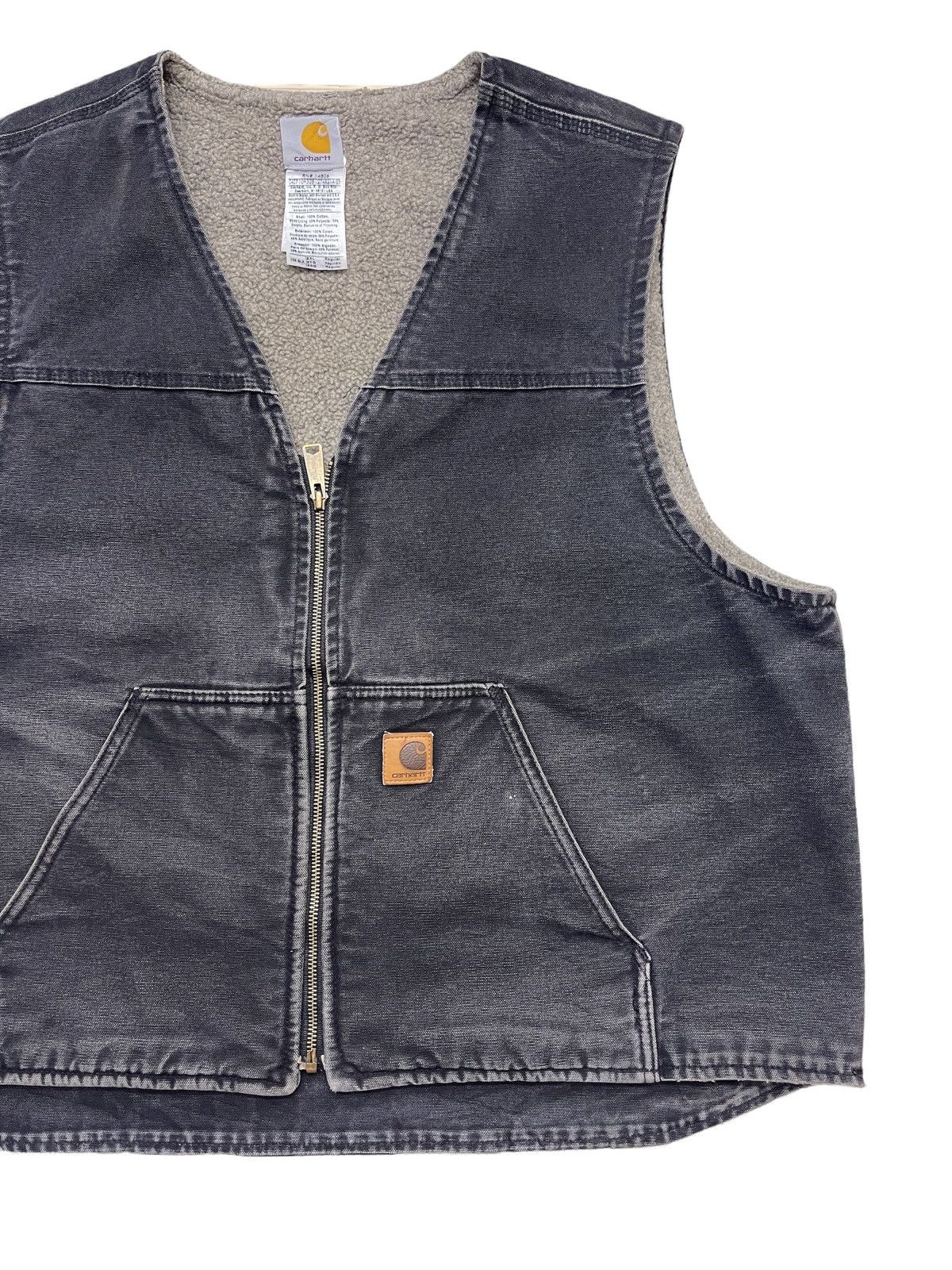 Carhartt Vintage V26 Carhartt Duck Faded Vest Jacket Size US XXL / EU 58 / 5 - 5 Thumbnail