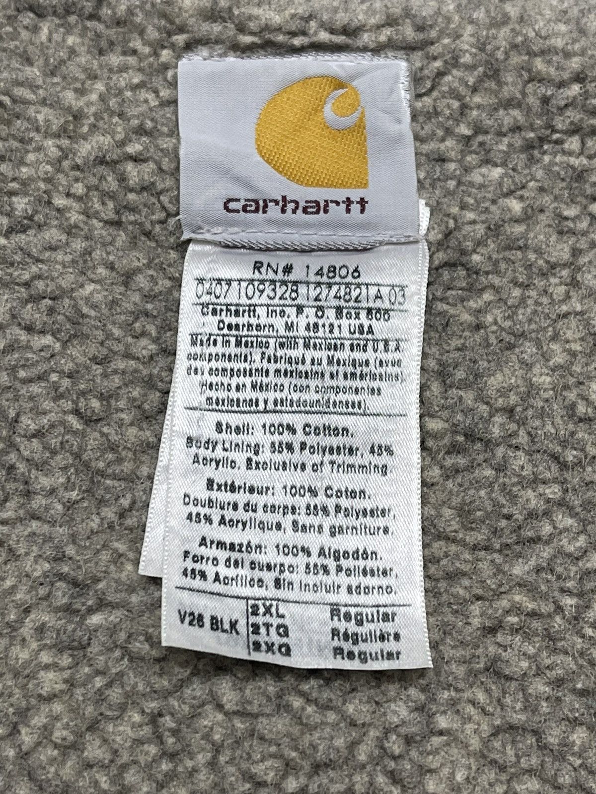 Carhartt Vintage V26 Carhartt Duck Faded Vest Jacket Size US XXL / EU 58 / 5 - 9 Thumbnail