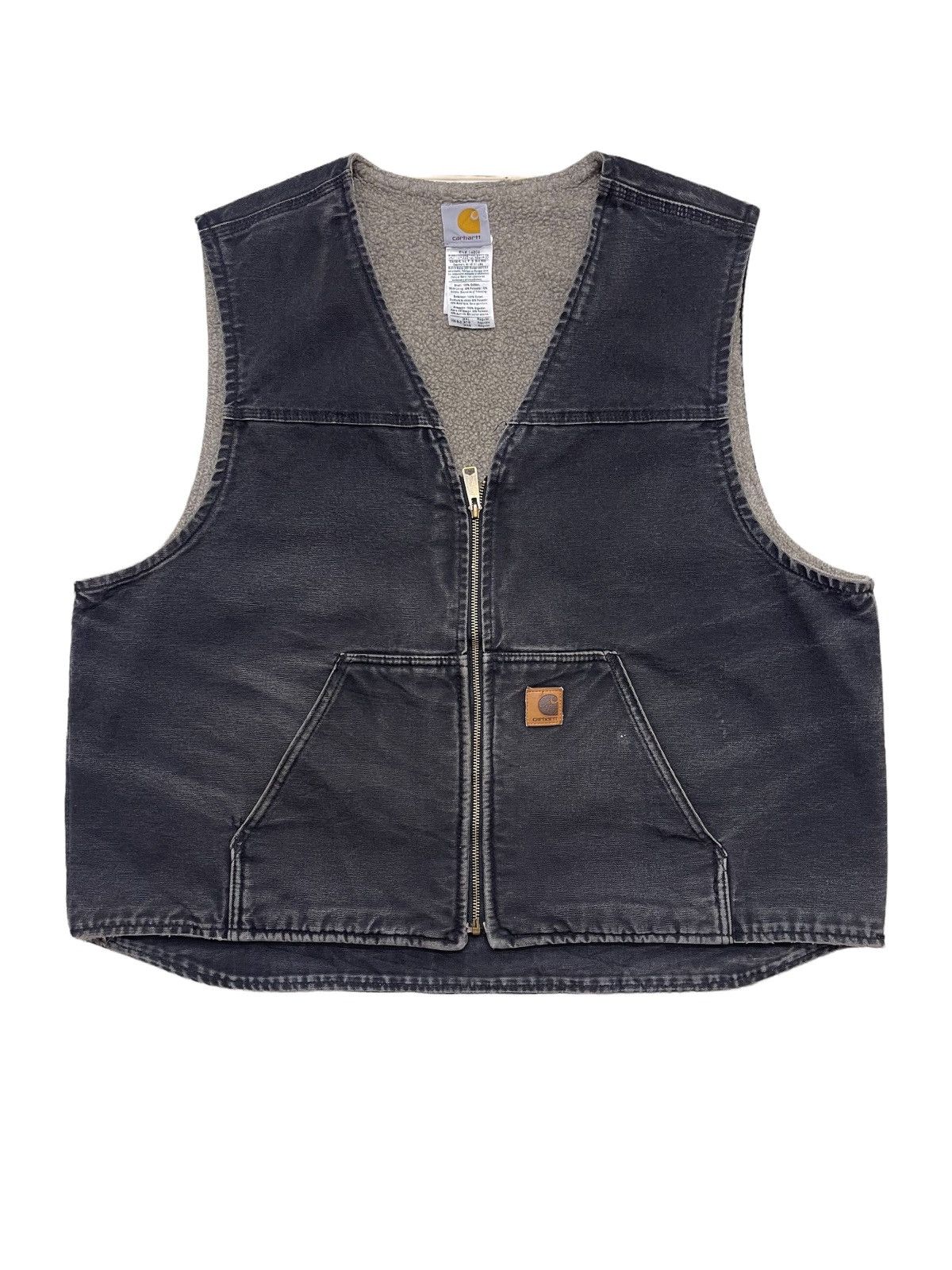 Carhartt Vintage V26 Carhartt Duck Faded Vest Jacket Size US XXL / EU 58 / 5 - 1 Thumbnail