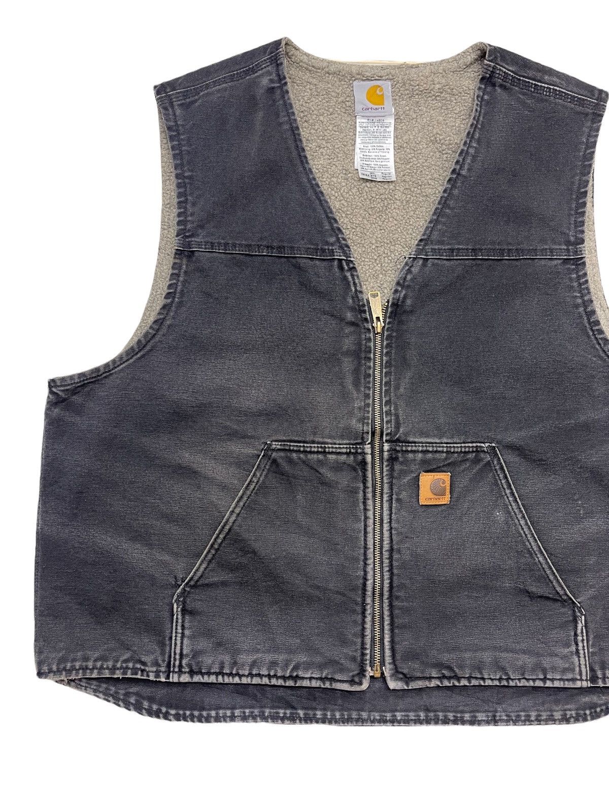 Carhartt Vintage V26 Carhartt Duck Faded Vest Jacket Size US XXL / EU 58 / 5 - 4 Thumbnail
