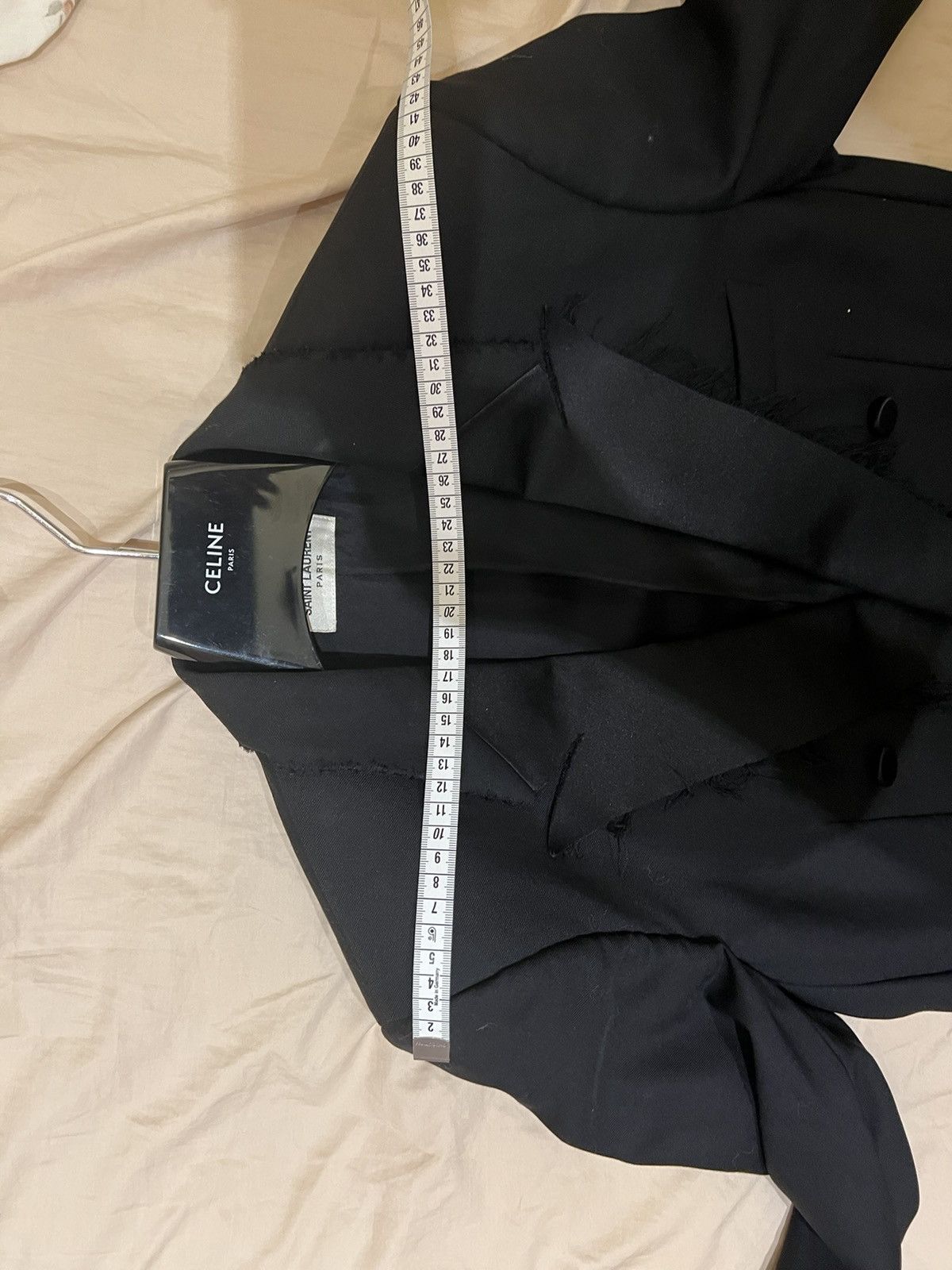 Saint Laurent Paris Rare-Cropped SS17 double breasted jacket Size US S / EU 44-46 / 1 - 11 Thumbnail