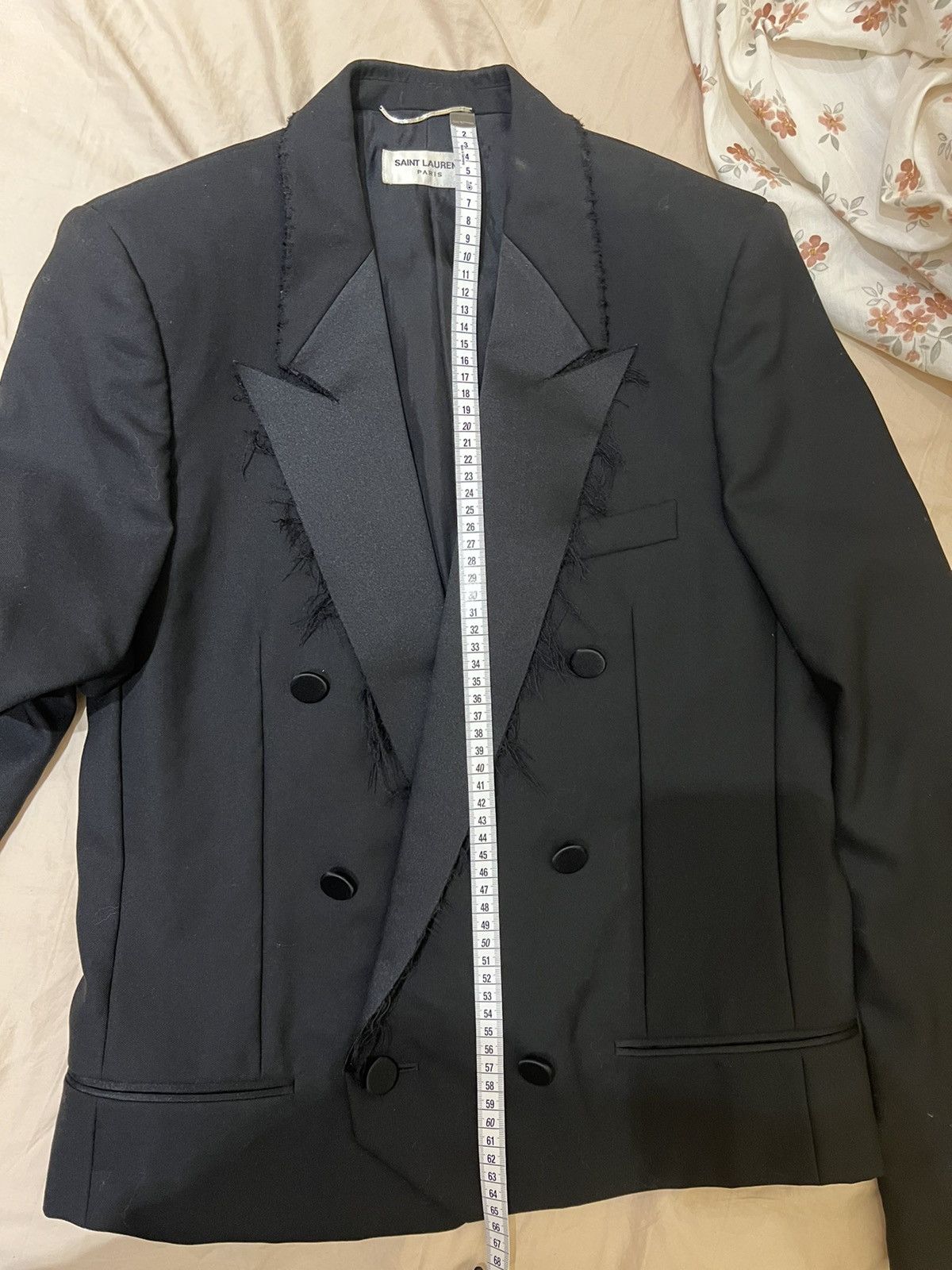 Saint Laurent Paris Rare-Cropped SS17 double breasted jacket Size US S / EU 44-46 / 1 - 12 Thumbnail