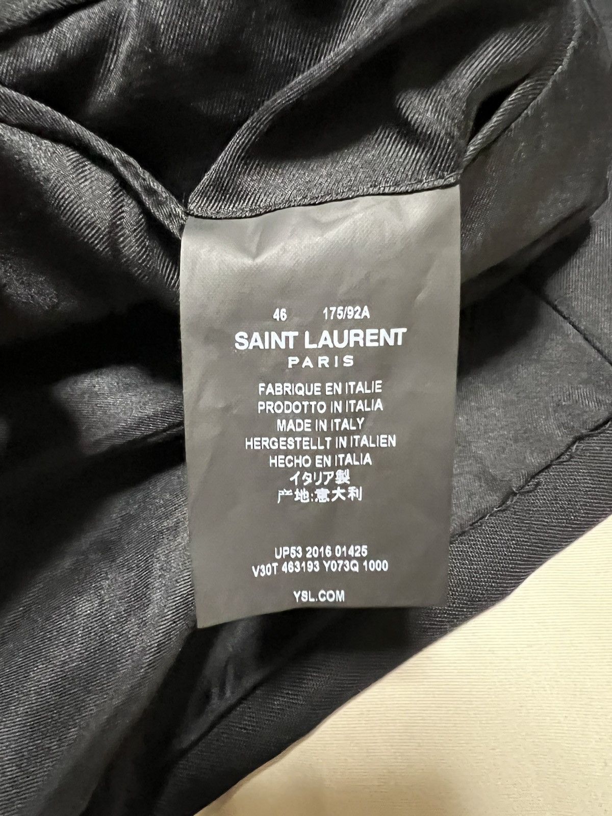 Saint Laurent Paris Rare-Cropped SS17 double breasted jacket Size US S / EU 44-46 / 1 - 7 Thumbnail