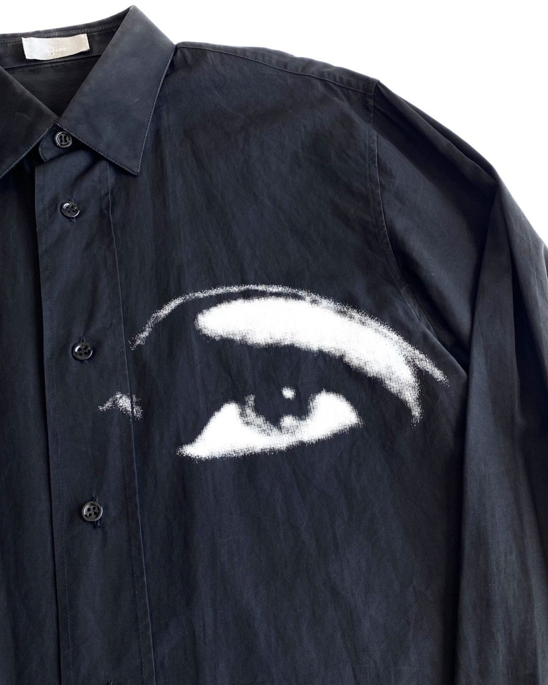 トップス dior homme 2004aw votc future eye shirt Dior Homme 2004AW Future Eye T-Shirt Black XL Hedi Slimane