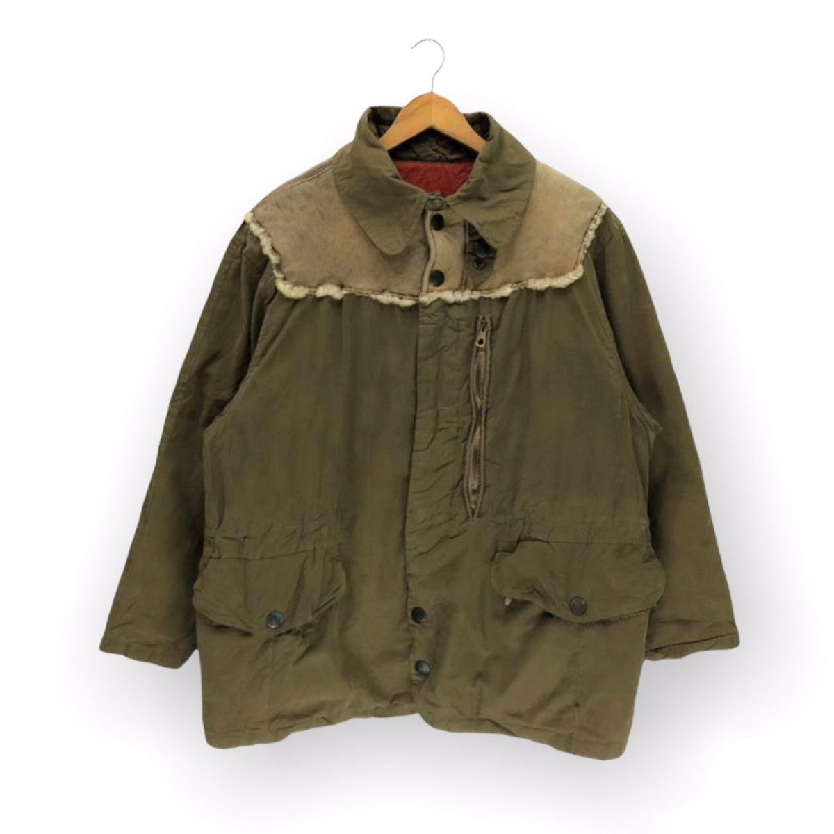 Other Sunny Brook Army Style Heavy Jacket italy Made Size US XL / EU 56 / 4 - 1 Thumbnail