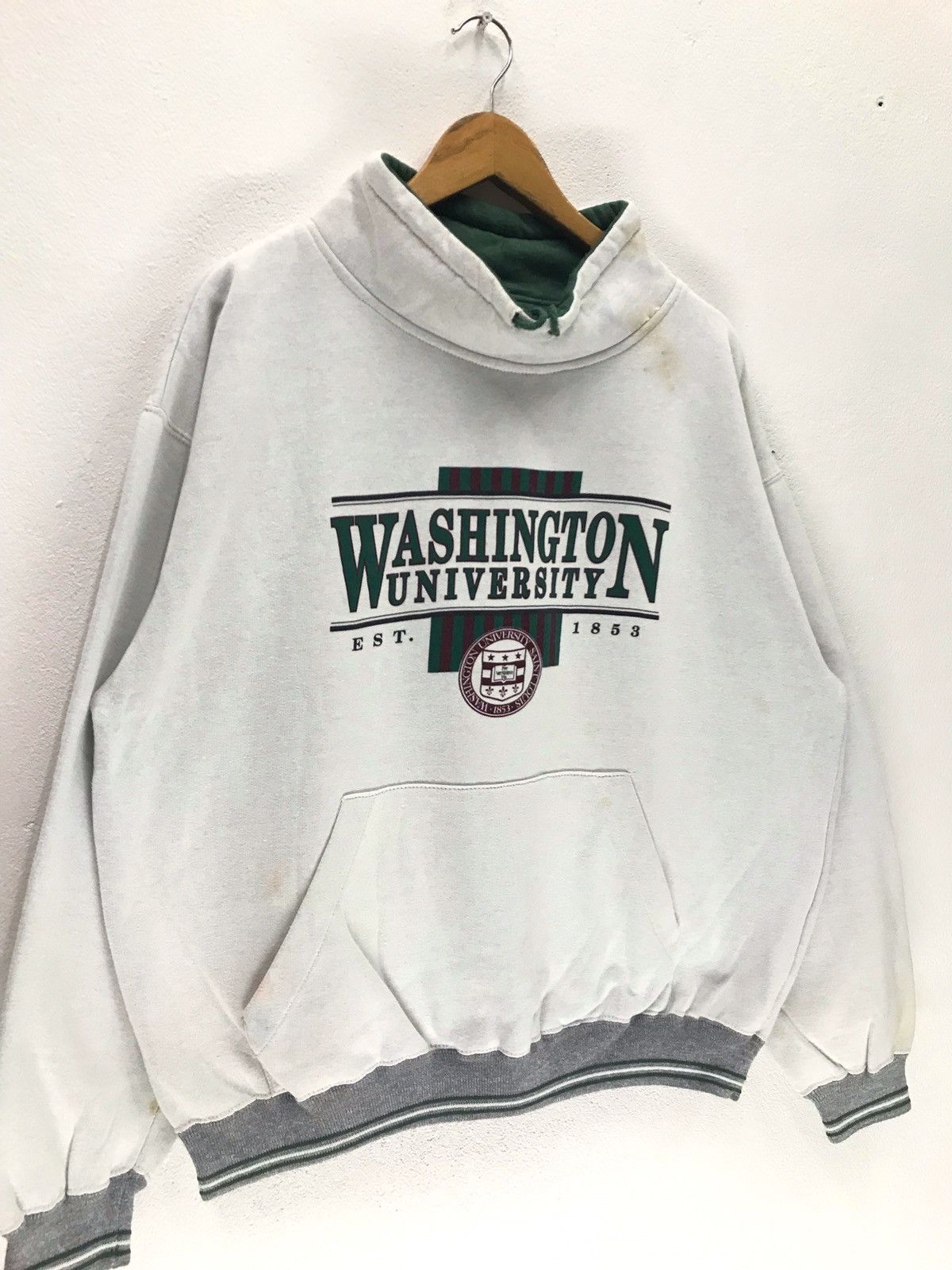 Vintage Vintage Washington University College Sweatshirt Size US L / EU 52-54 / 3 - 5 Thumbnail