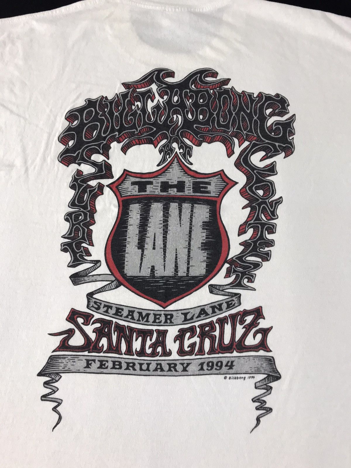 Billabong × Vintage 90s 1994 Billabong The Steamer Lane Santa Cruz LA Big Logo Size US L / EU 52-54 / 3 - 2 Thumbnail