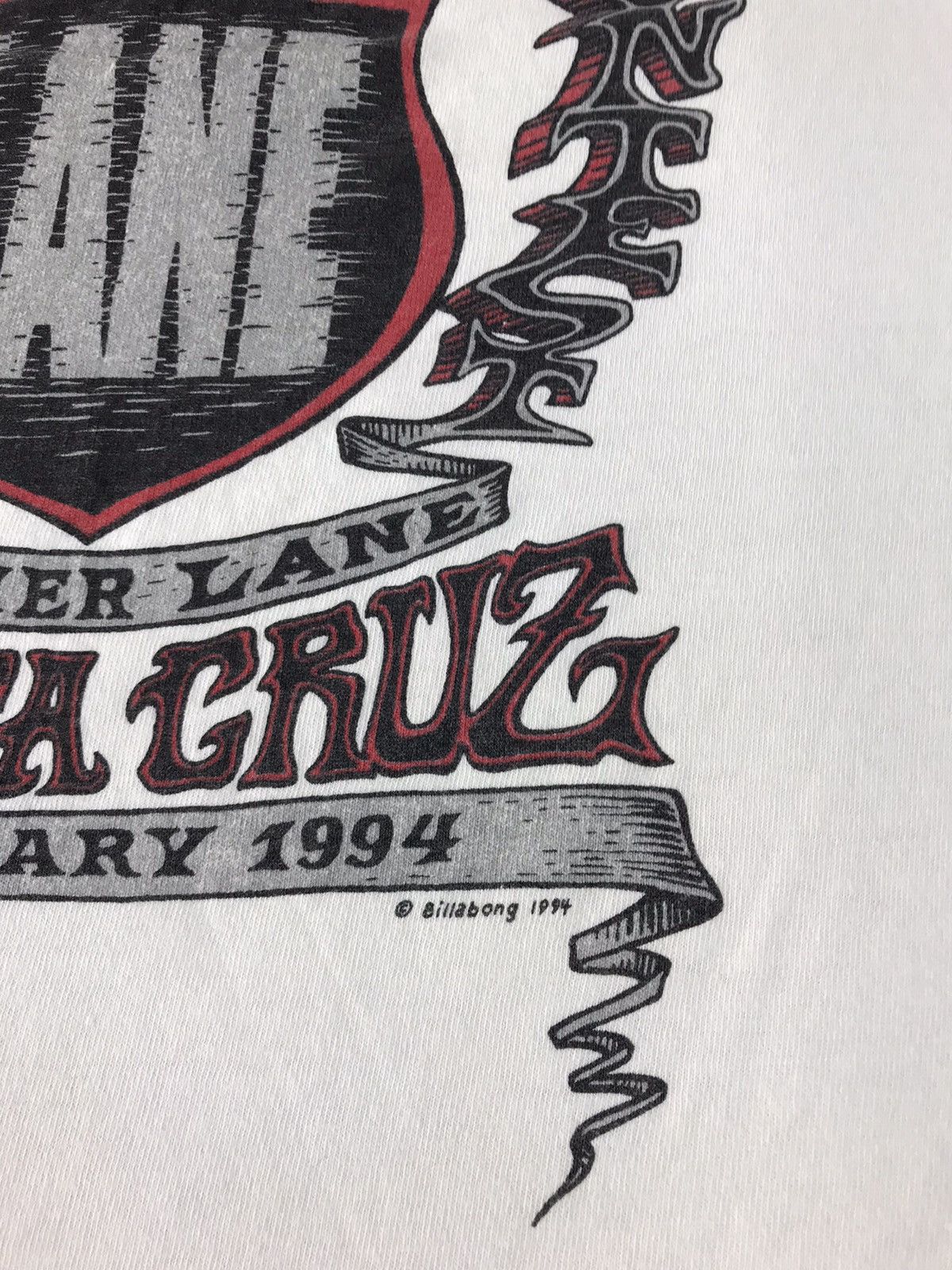 Billabong × Vintage 90s 1994 Billabong The Steamer Lane Santa Cruz LA Big Logo Size US L / EU 52-54 / 3 - 3 Thumbnail