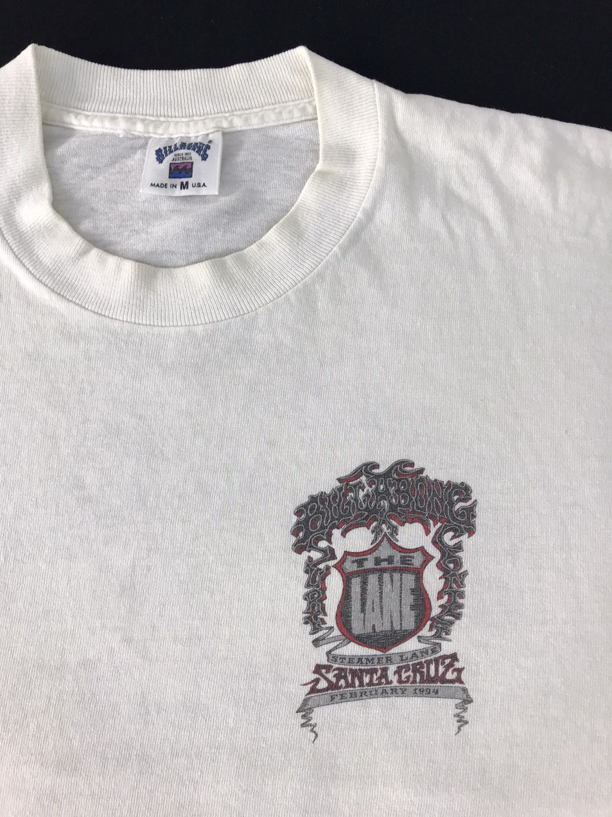 Billabong × Vintage 90s 1994 Billabong The Steamer Lane Santa Cruz LA Big Logo Size US L / EU 52-54 / 3 - 5 Thumbnail