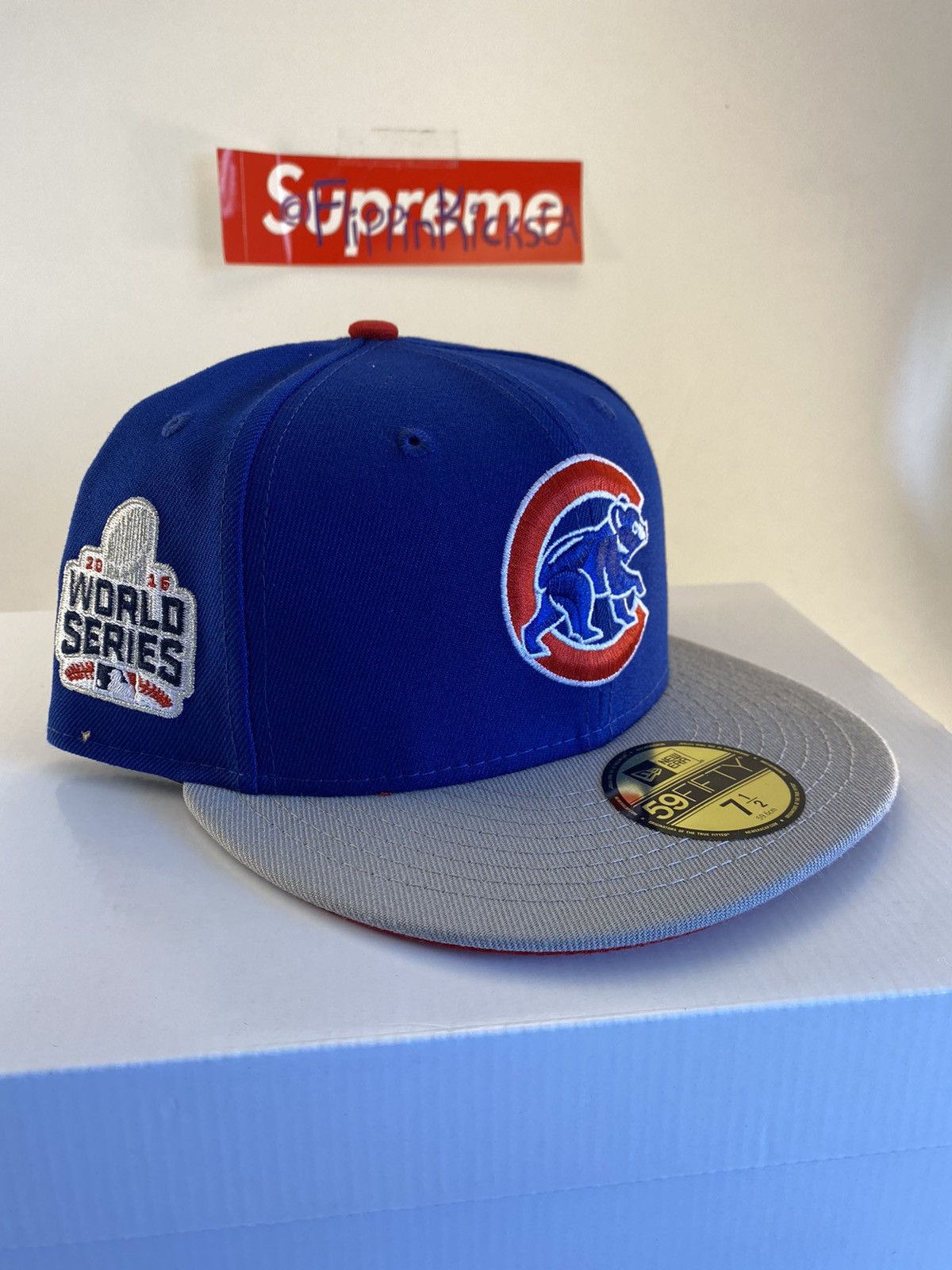 Hat Club × New Era Hat Club Cubs 2016 World Series Fitted 7 1/2 Size ONE SIZE - 1 Thumbnail