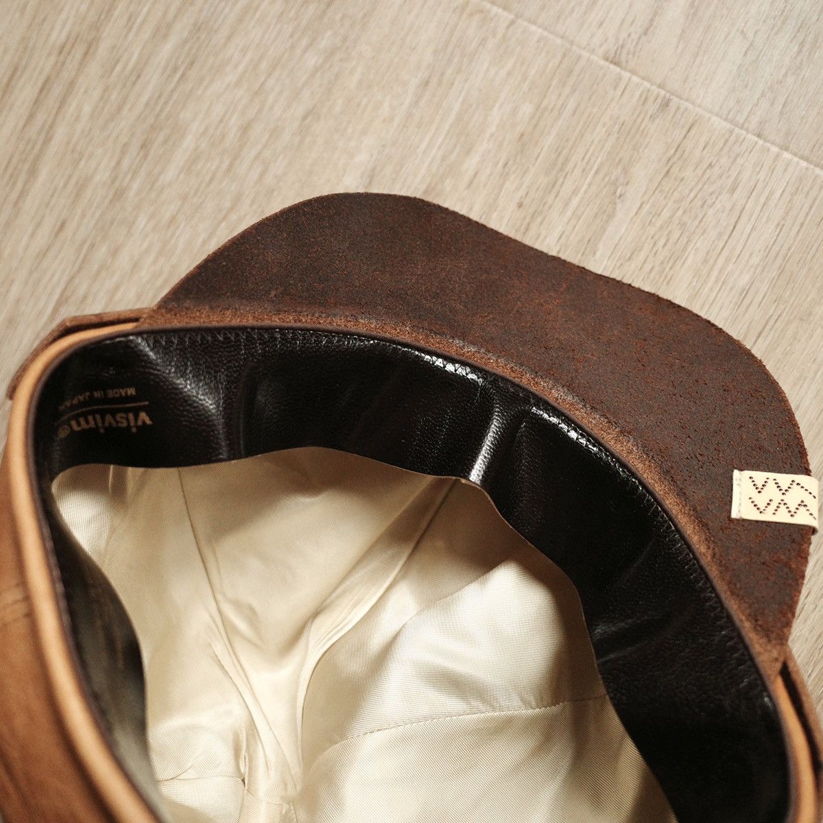 Visvim BIKER HAT (FR VEG.LB) Size ONE SIZE - 4 Thumbnail