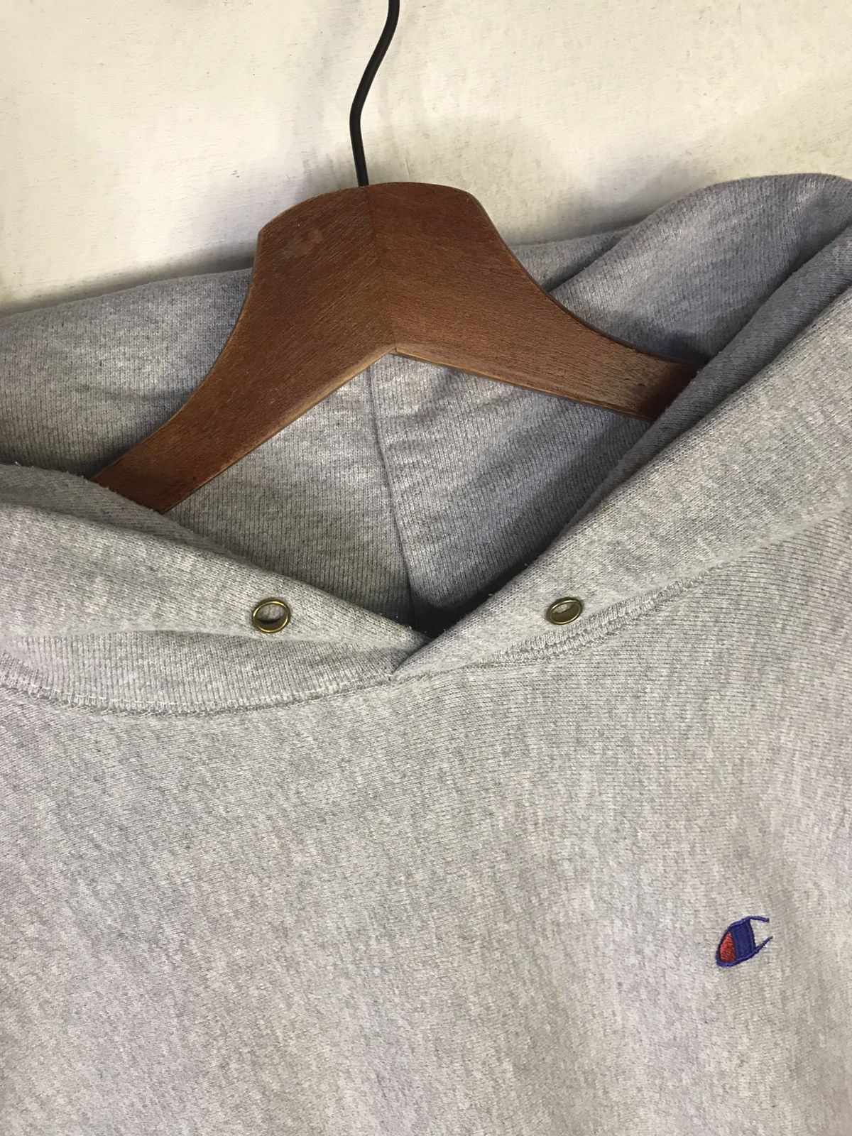 Champion × Vintage OG 1990s Reverse Weave Silver Hoodie Size US XL / EU 56 / 4 - 6 Thumbnail