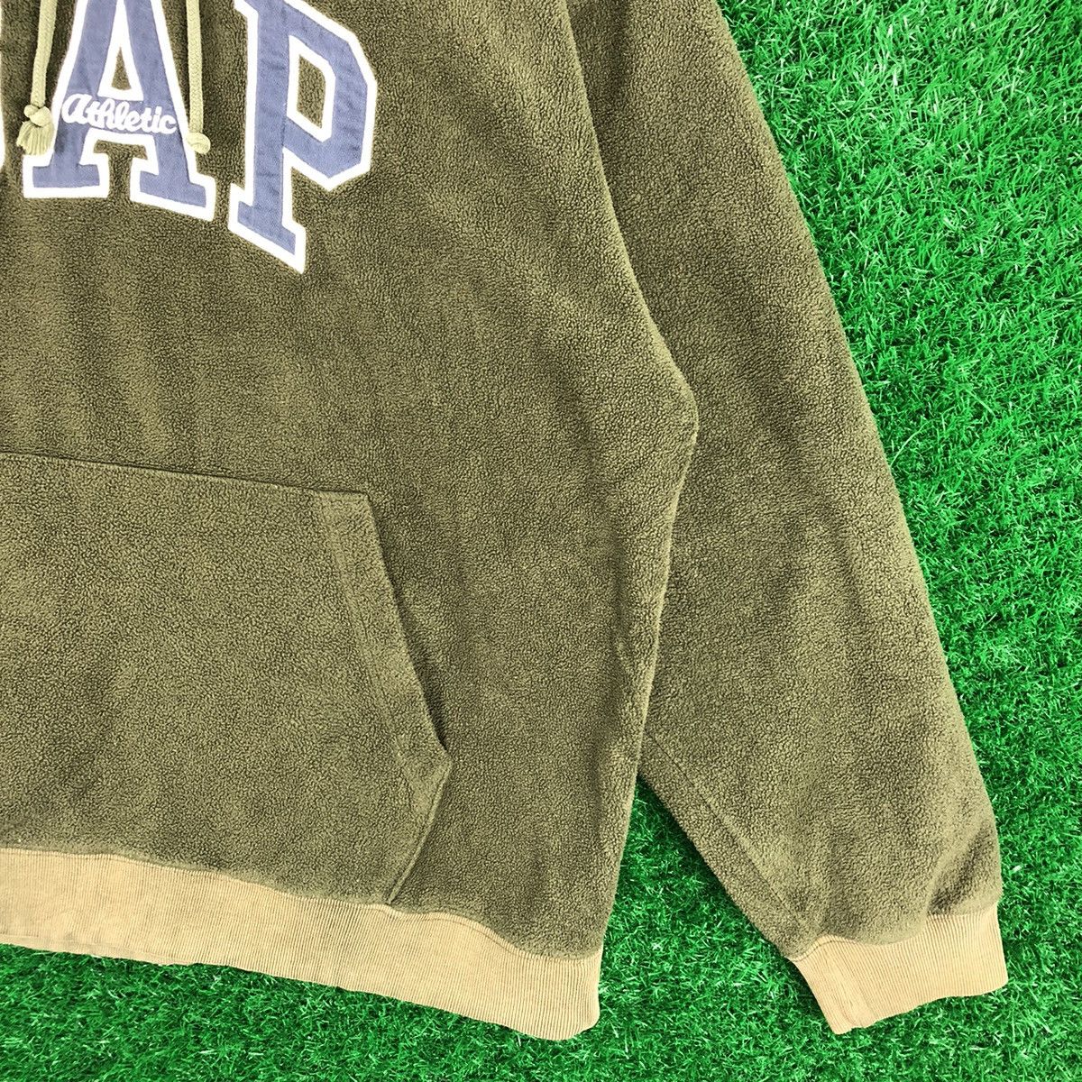 Gap Vintage GAP Athletic OG Pullover Fleece Sweater Hoodie Size US XXL / EU 58 / 5 - 3 Thumbnail