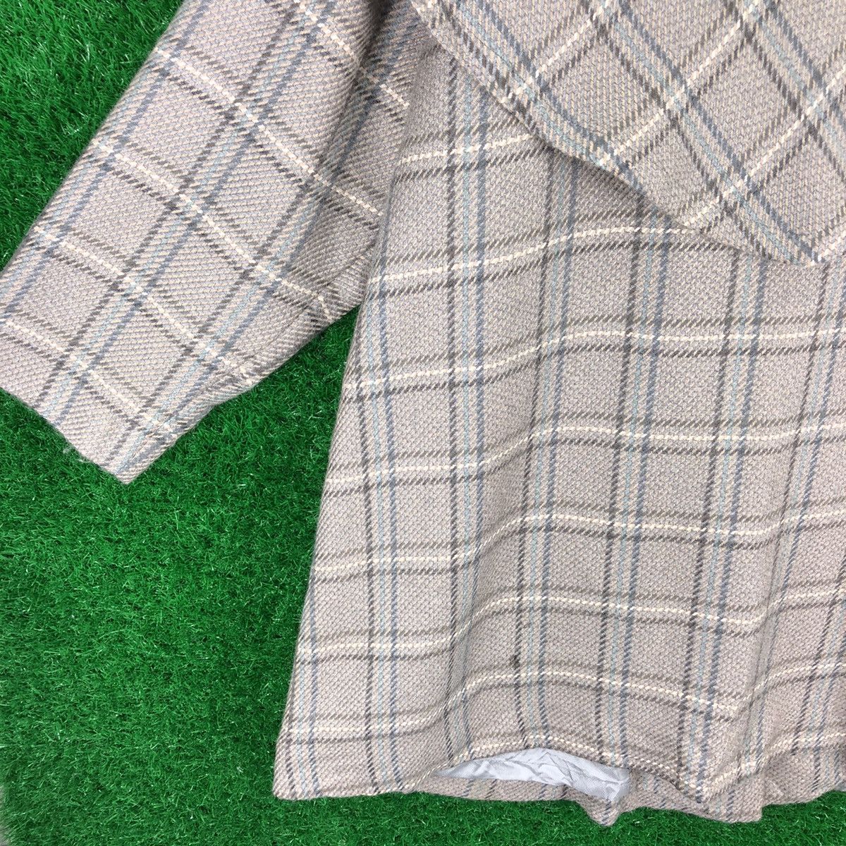 Christian Audigier Vintage Christian Aujard Paris Jacket Big Collar Checkered Size L / US 10 / IT 46 - 7 Thumbnail