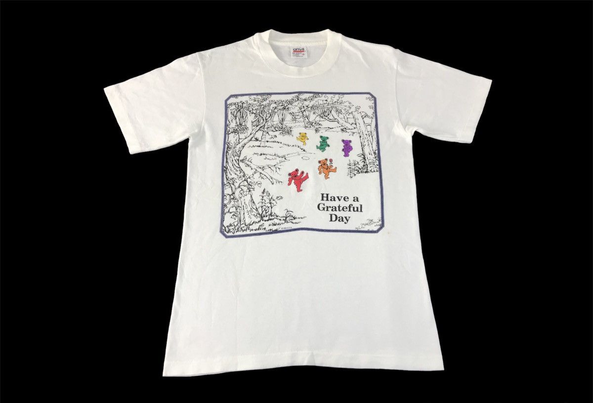 Band Tees × Grateful Dead Grateful Dead Forest Dancing Bear Band Tee Box Printed Size US S / EU 44-46 / 1 - 1 Thumbnail