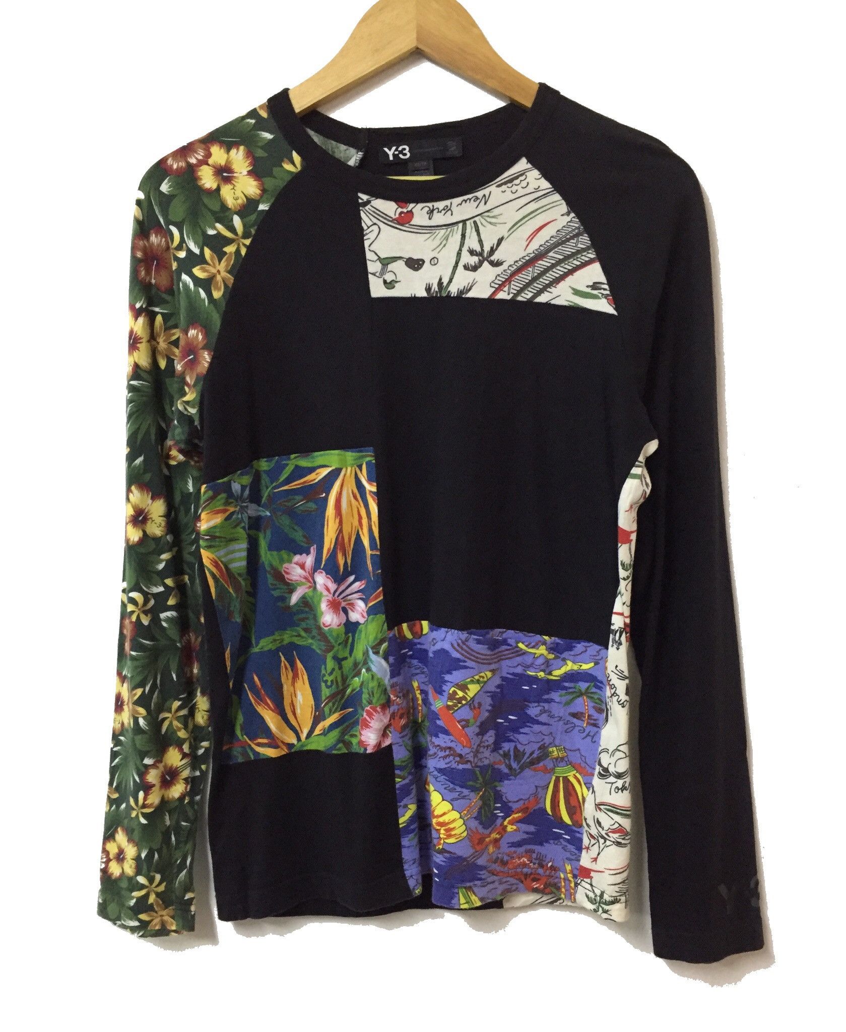 Yohji Yamamoto ADIDAS X YOHJI YAMAMOTO Y-3 PATCHWORK DESIGN TSHIRT Size XS / US 0-2 / IT 36-38 - 3 Thumbnail