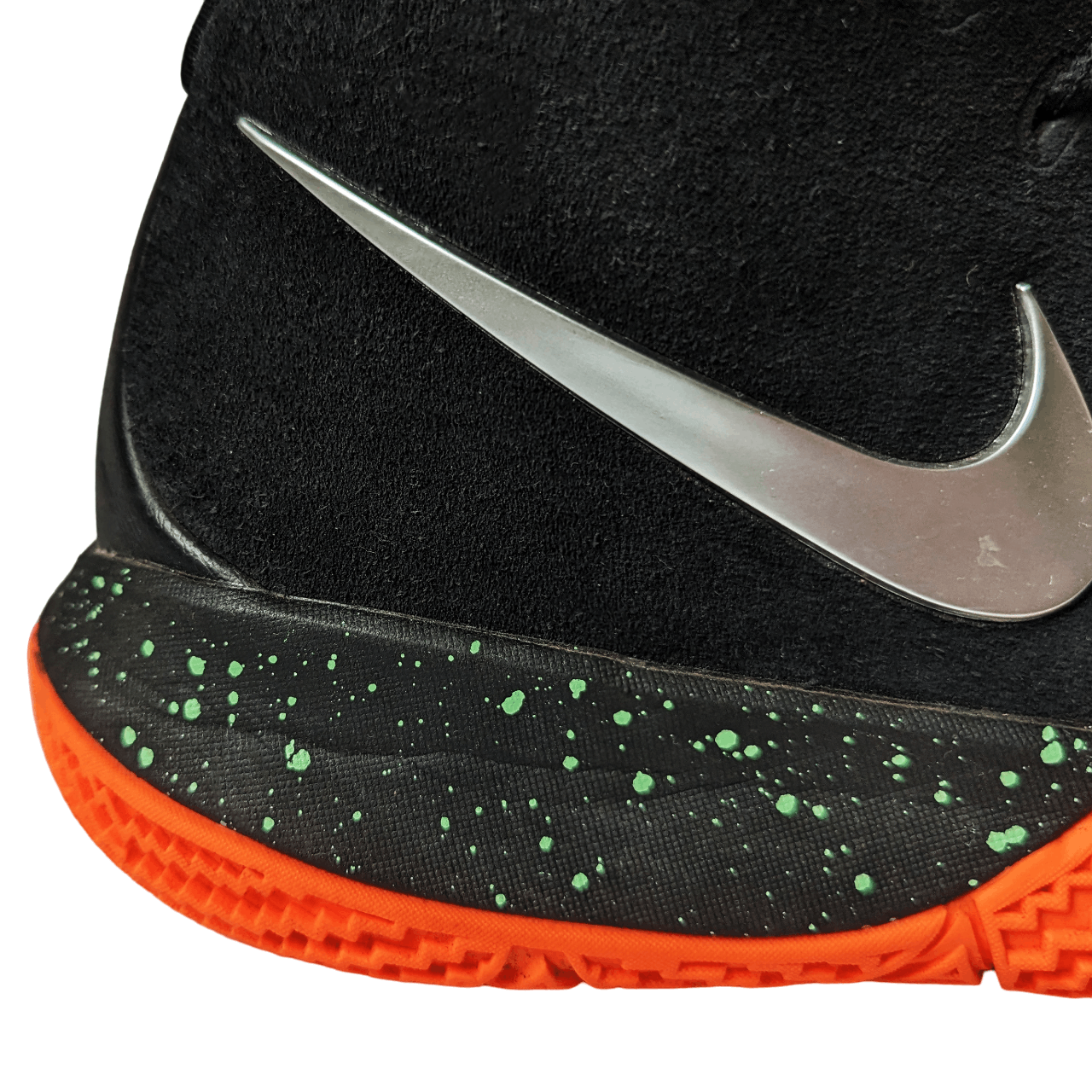 Nike KYRIE 4 Silver Orange Basketball Sneakers Size US 7.5 / EU 40-41 - 6 Thumbnail
