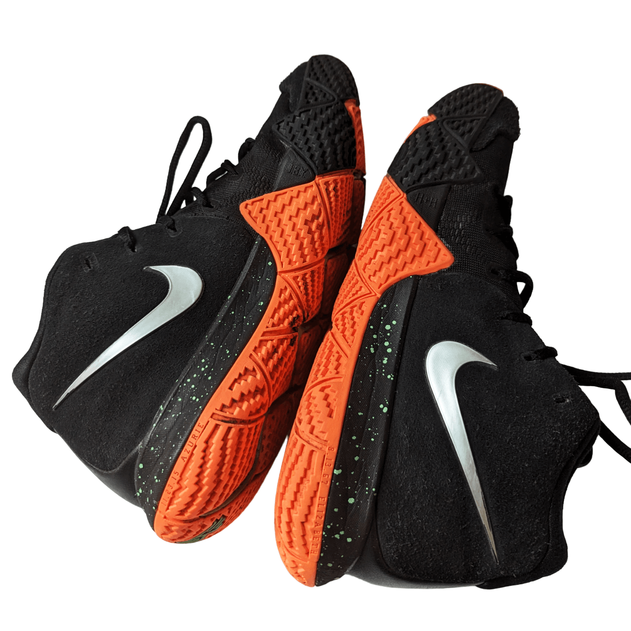 Nike KYRIE 4 Silver Orange Basketball Sneakers Size US 7.5 / EU 40-41 - 8 Thumbnail