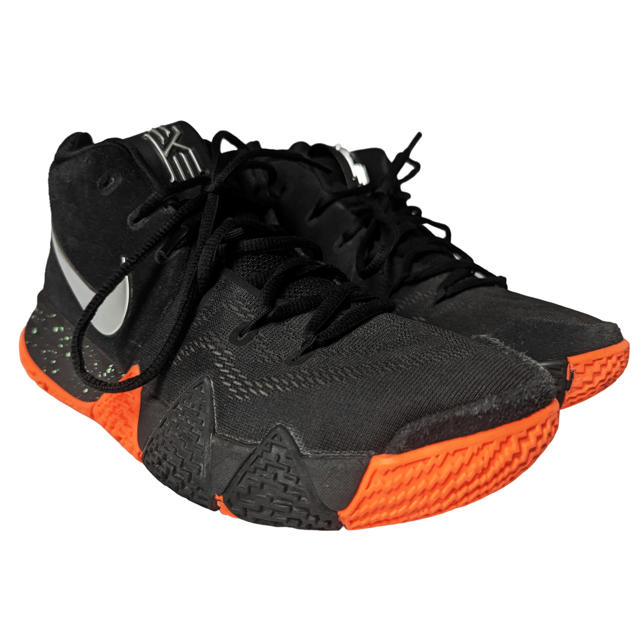 Nike KYRIE 4 Silver Orange Basketball Sneakers Size US 7.5 / EU 40-41 - 2 Thumbnail