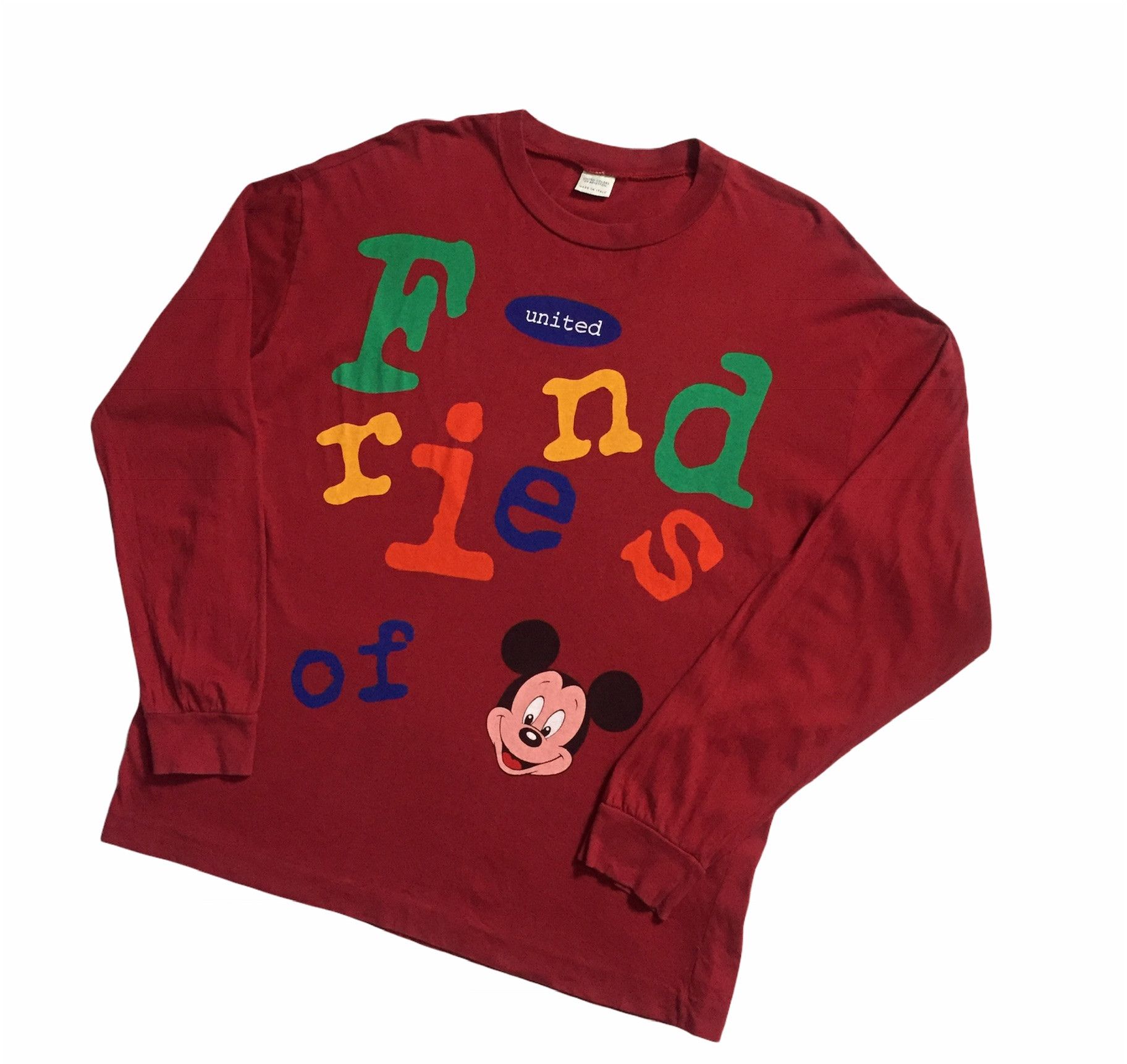 UNITED COLORS BENETTON X MICKEY MOUSE CARTOON DISNEY TSHIRT
