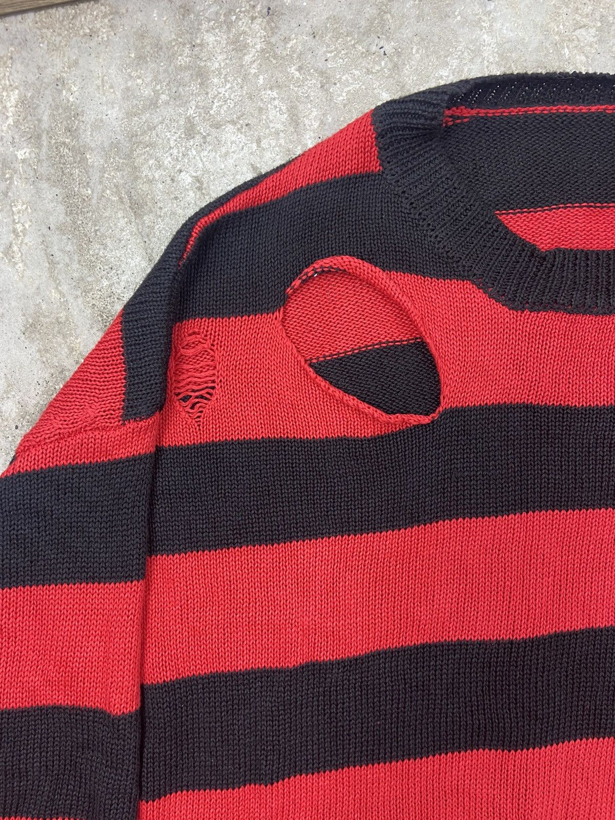 Vintage KURT COBAIN MOHAIR STYLE FADED & DISTRESSED KNIT - № 1219 Size US L / EU 52-54 / 3 - 3 Thumbnail
