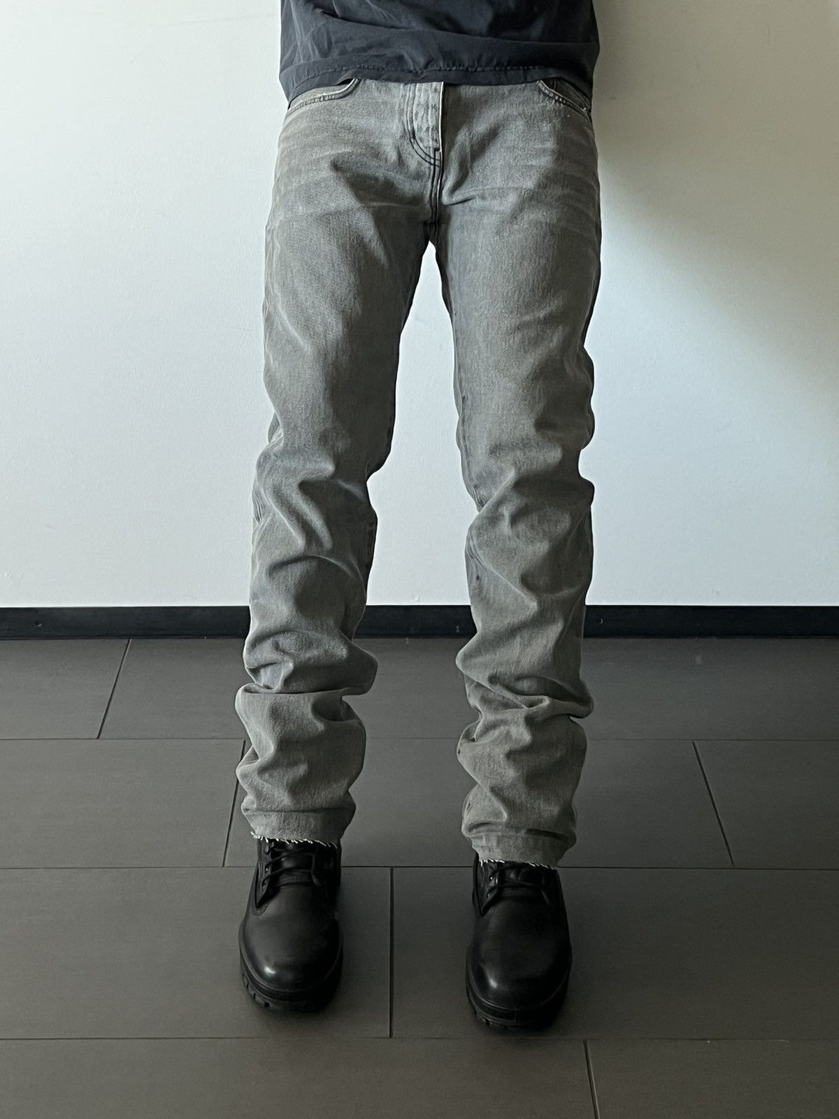 Saint Laurent Destroyed Jeans | Grailed