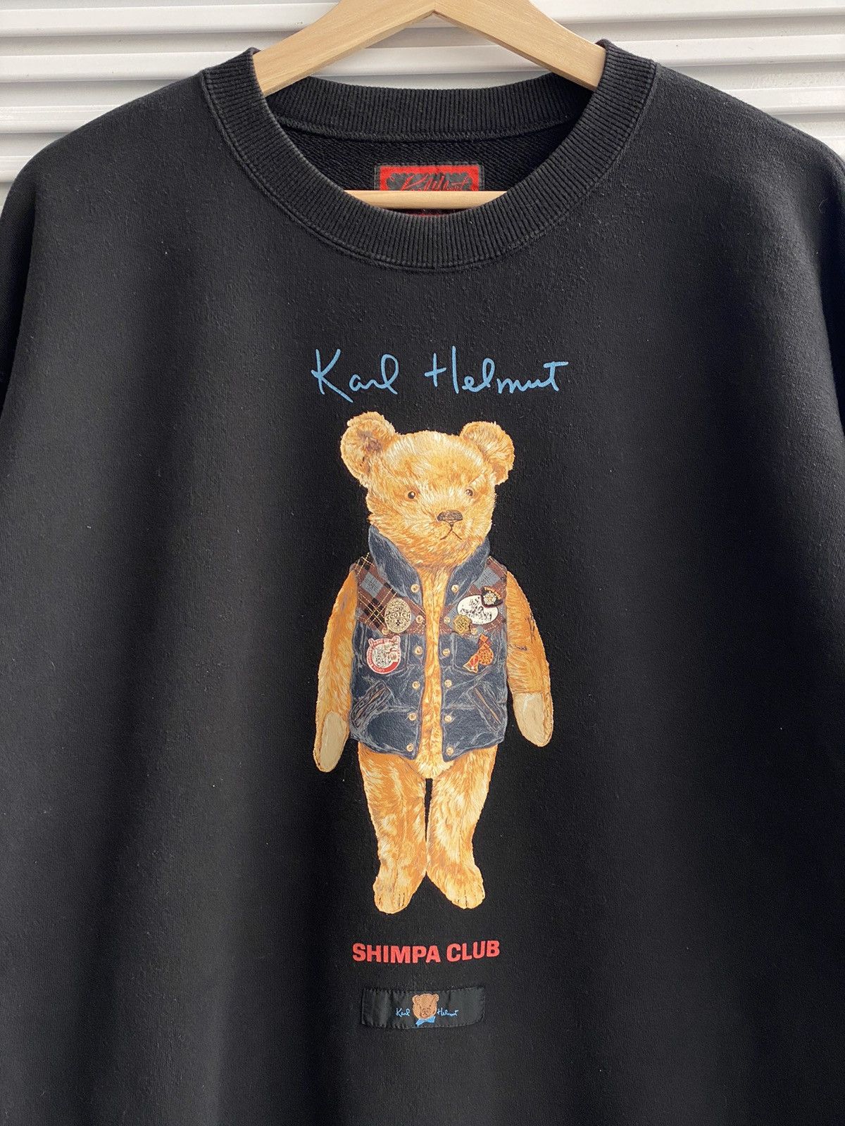 Japanese Brand Vintage Karl Helmut Bear / Travis Lang Scott Polo Size US L / EU 52-54 / 3 - 3 Thumbnail