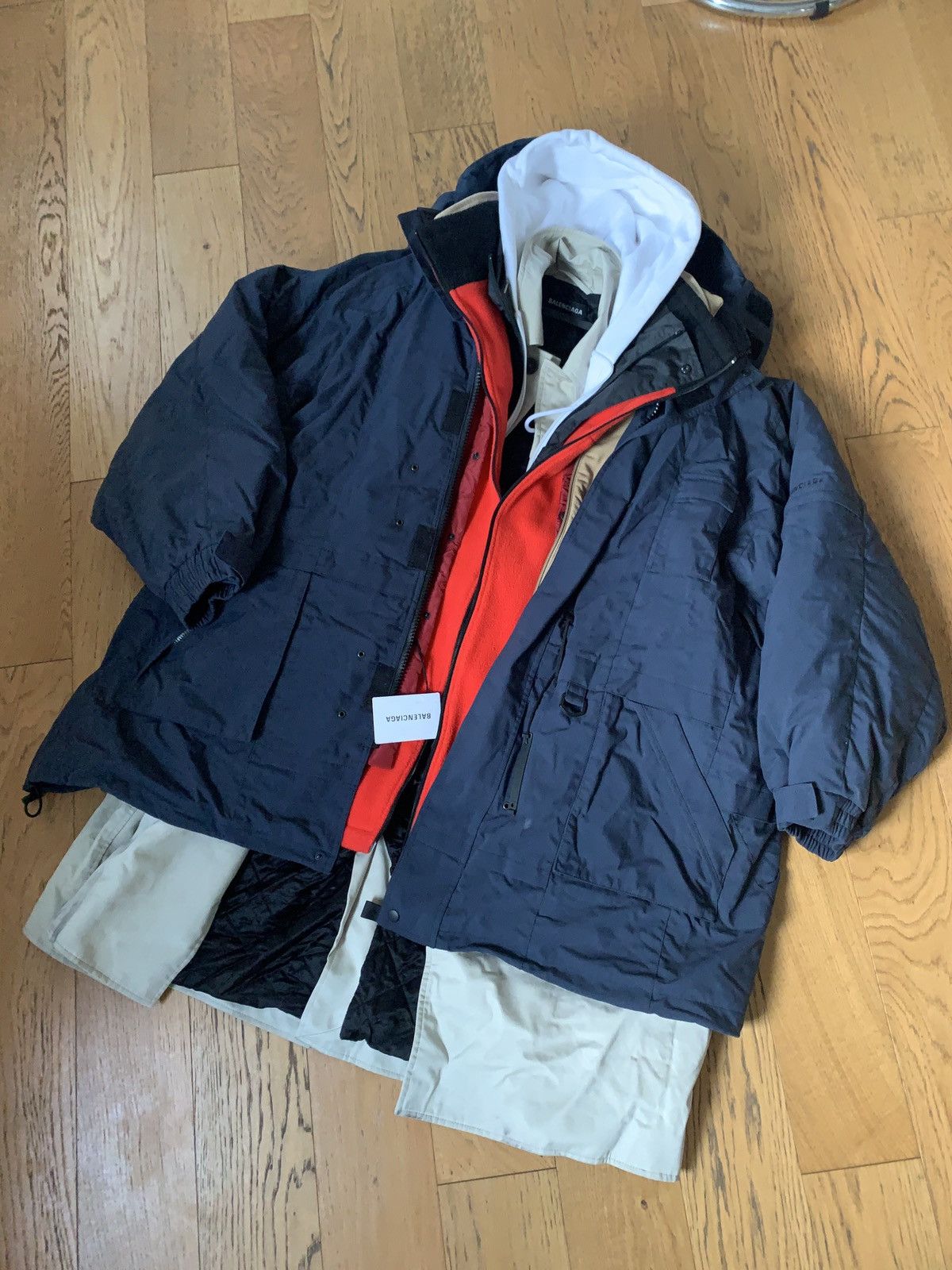 Balenciaga Balenciaga AW18 7-Layer Parka Jacket | Grailed