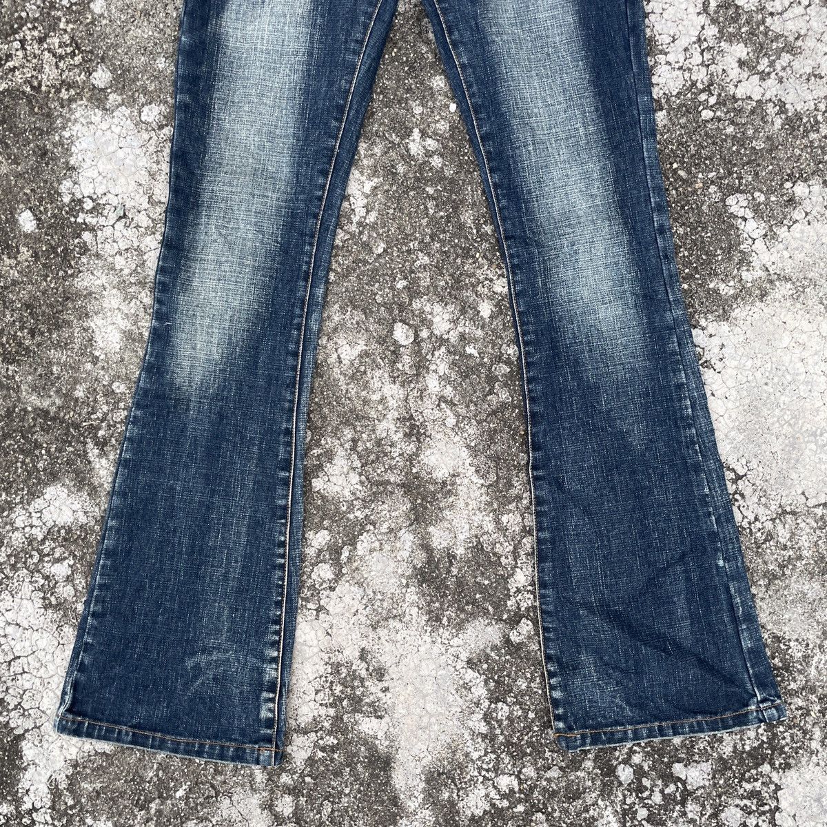 Other Vintage Sky Bomber Distressed Denim Jeans Size 30" / US 8 / IT 44 - 4 Thumbnail