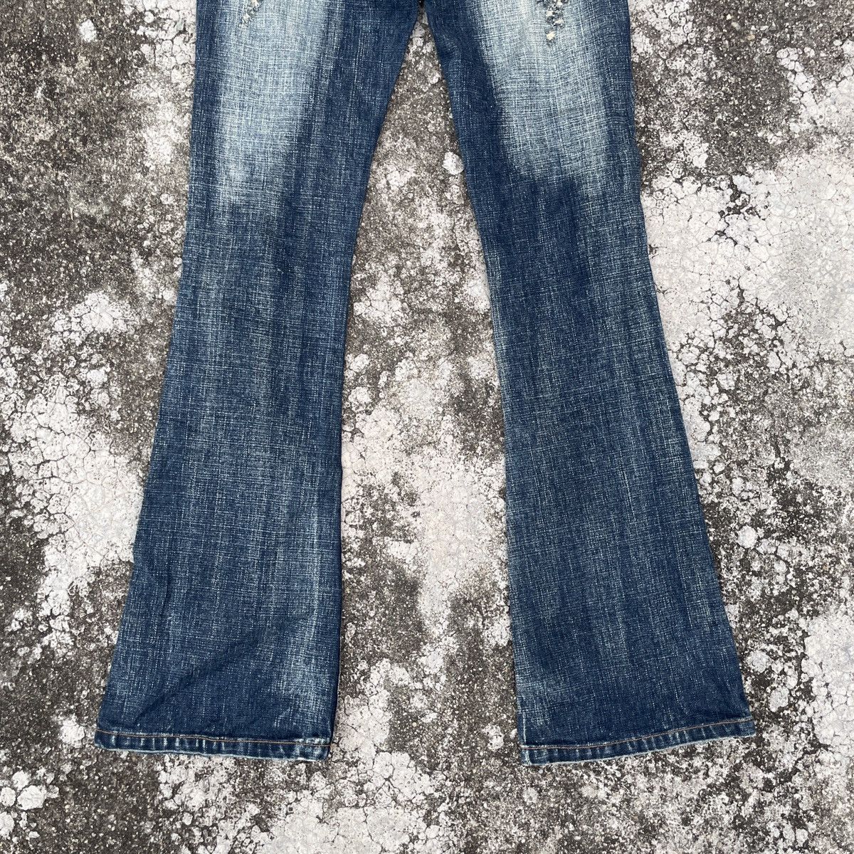 Other Vintage Sky Bomber Distressed Denim Jeans Size 30" / US 8 / IT 44 - 10 Thumbnail