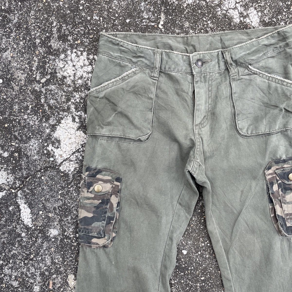 Other Vintage Unbranded Camo Tactical Cargo Pants Size 30" / US 8 / IT 44 - 3 Thumbnail