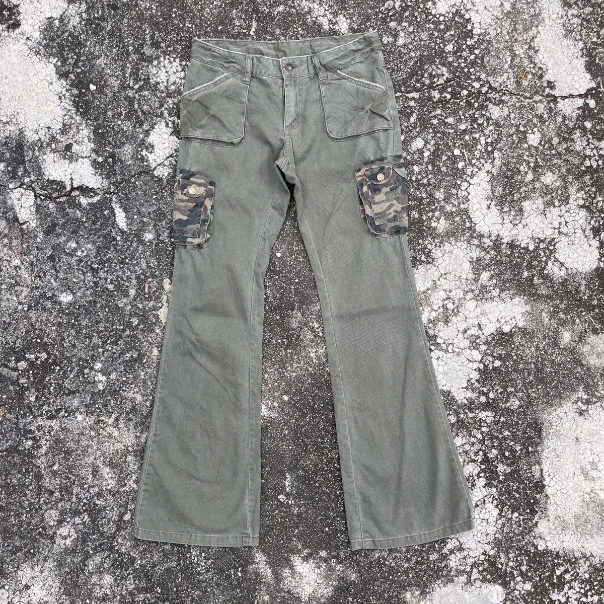Other Vintage Unbranded Camo Tactical Cargo Pants Size 30" / US 8 / IT 44 - 1 Thumbnail