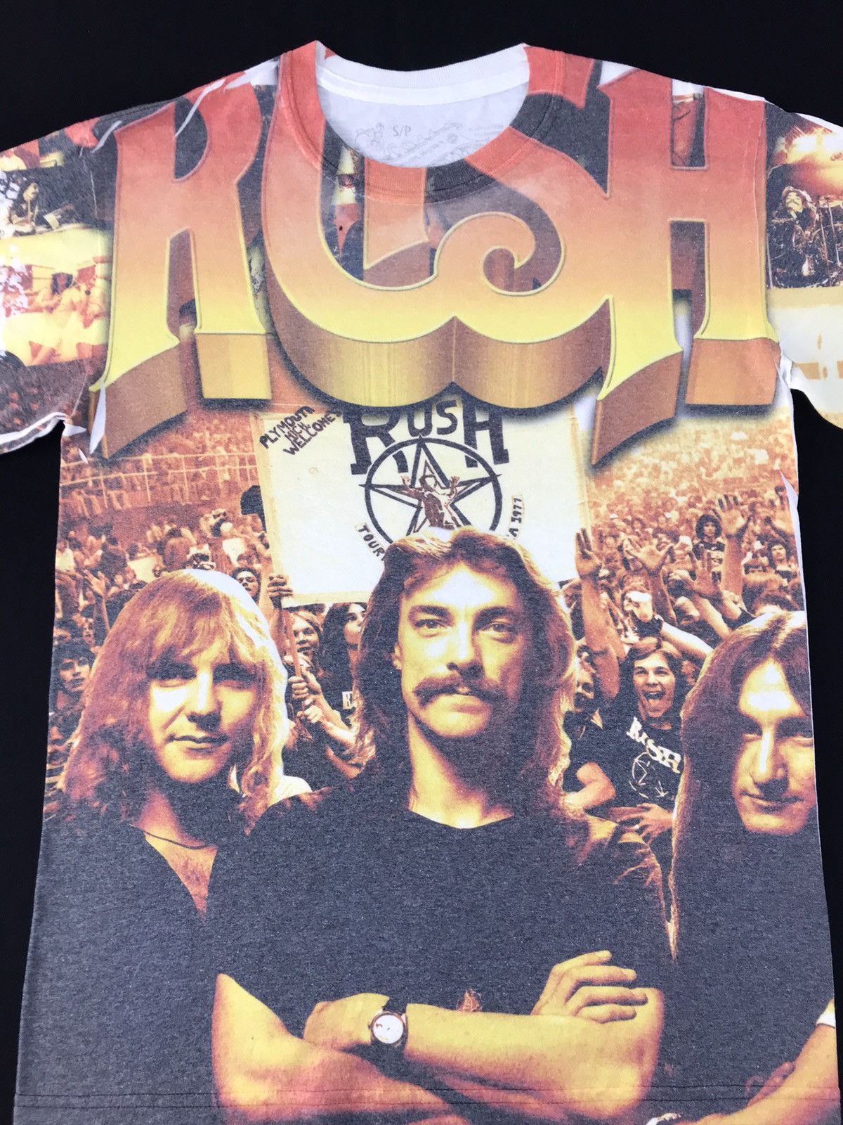 Band Tees RUSH Canadian Band Tee T-shirt Over Printed Design Size US S / EU 44-46 / 1 - 3 Thumbnail