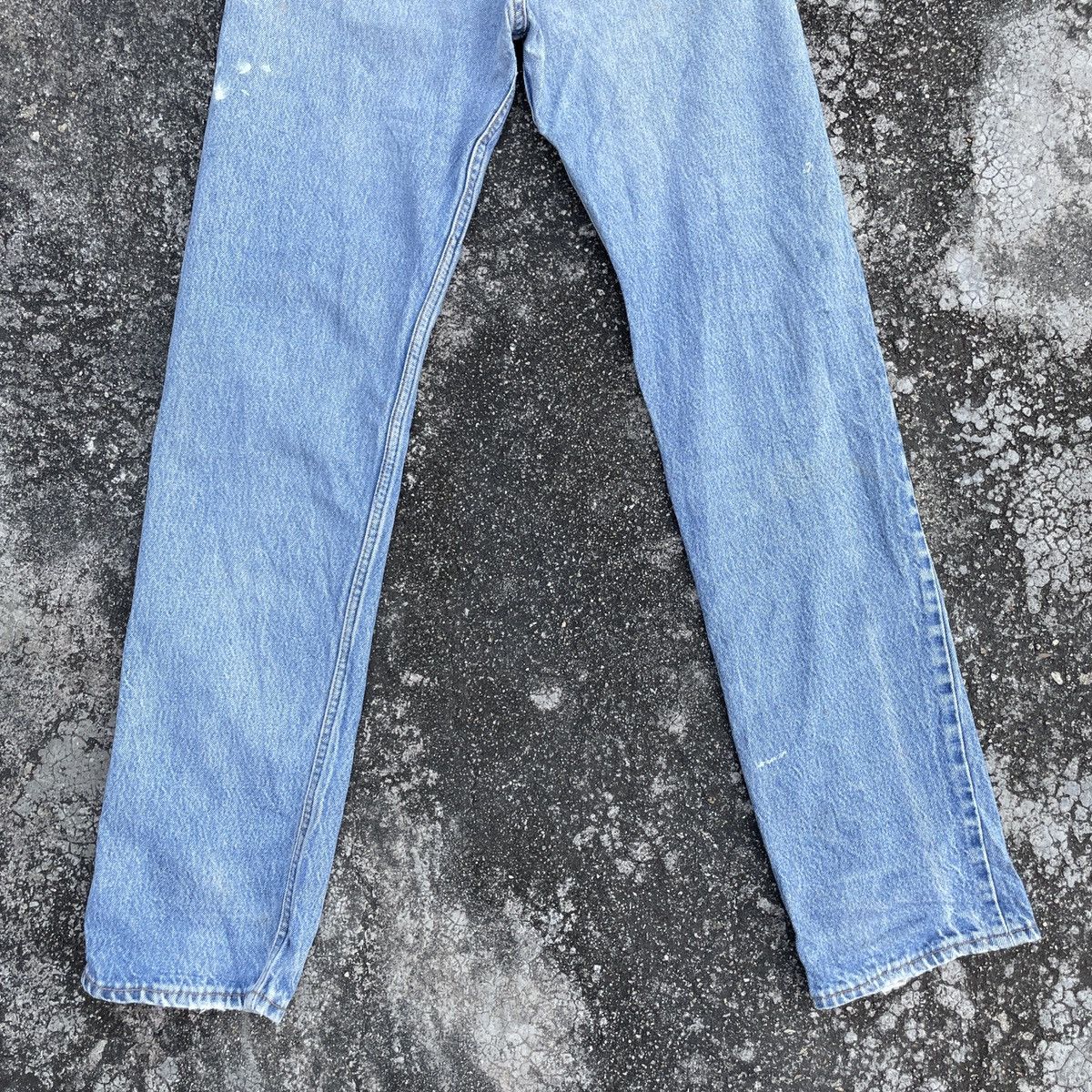 Levi's Vintage 90s Levis 501 32X38 Distressed Denim Jeans Size US 30 / EU 46 - 11 Thumbnail