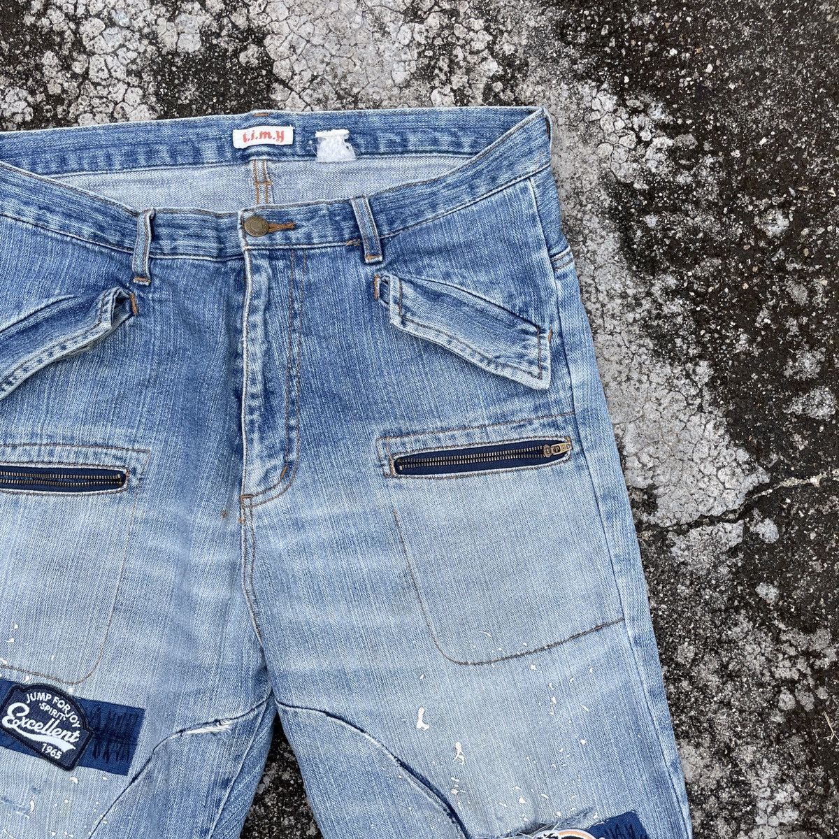 Other Vintage Unbranded Hysteric Glamour Patch Denim Size US 33 - 2 Thumbnail