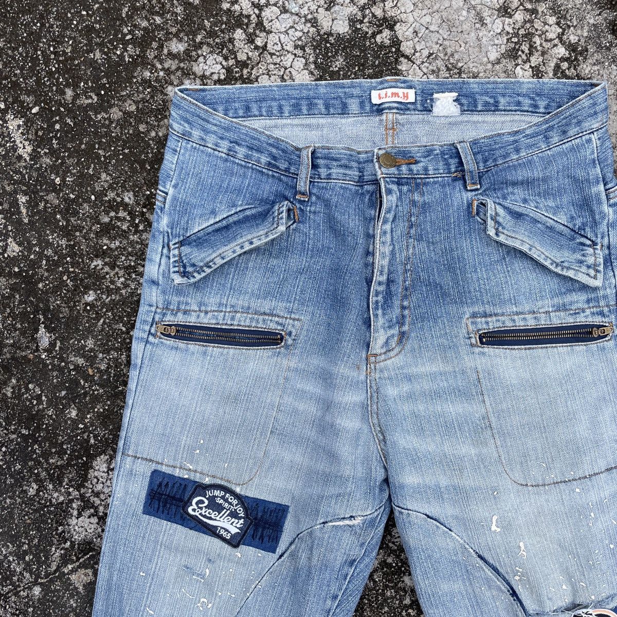 Other Vintage Unbranded Hysteric Glamour Patch Denim Size US 33 - 3 Thumbnail
